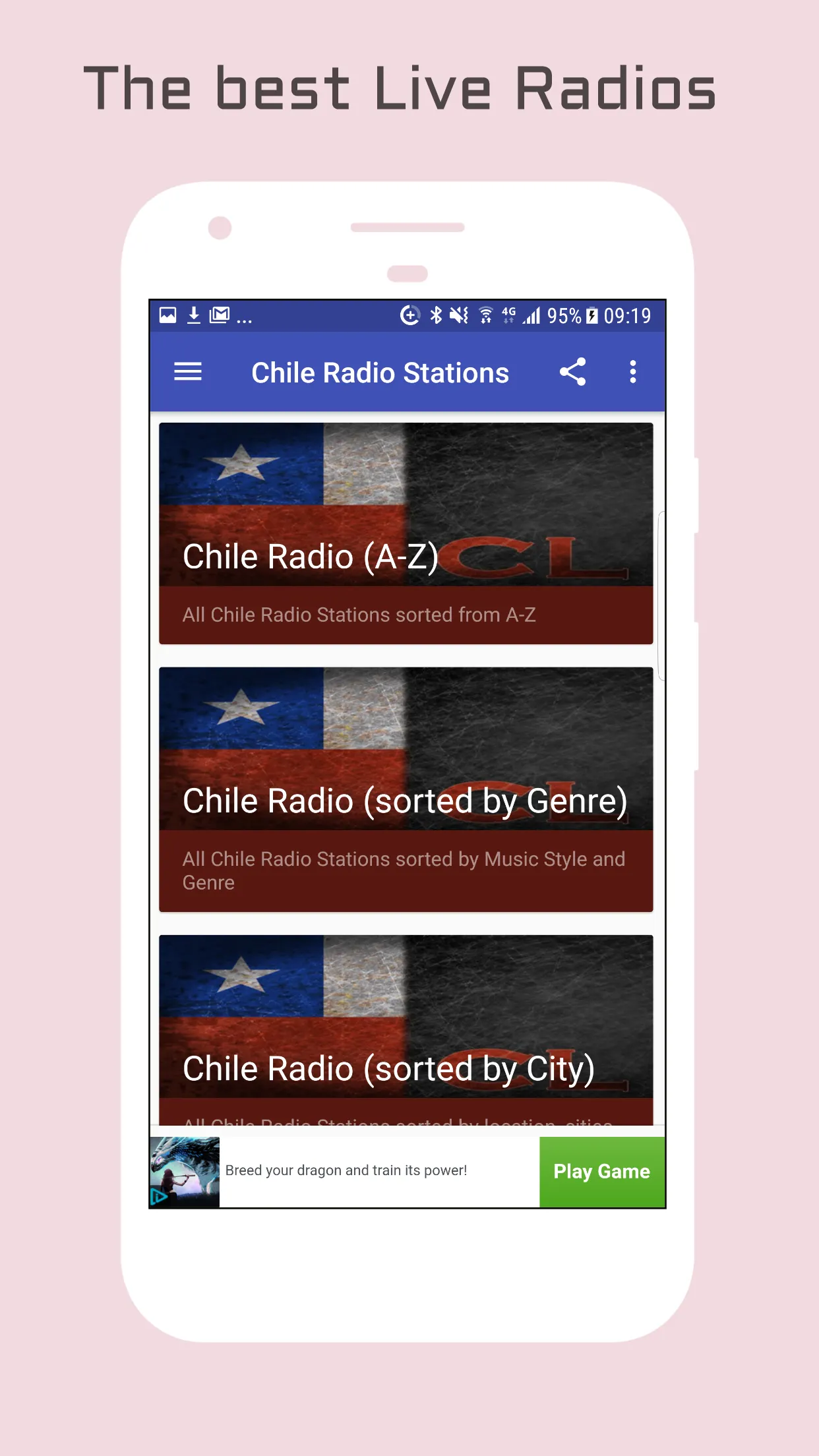 Chile Radio Music & News | Indus Appstore | Screenshot