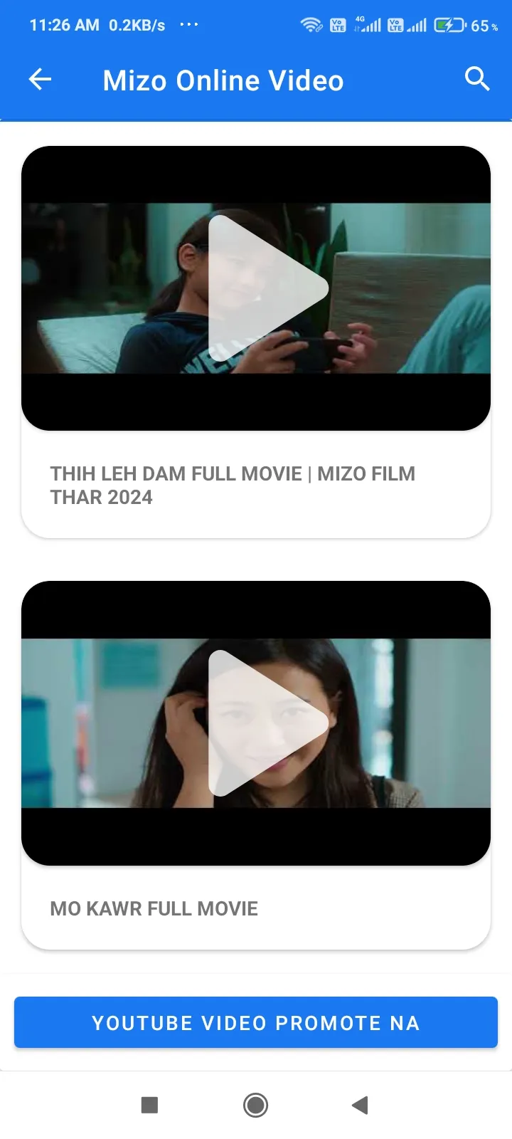 Mizo Video Player | Indus Appstore | Screenshot