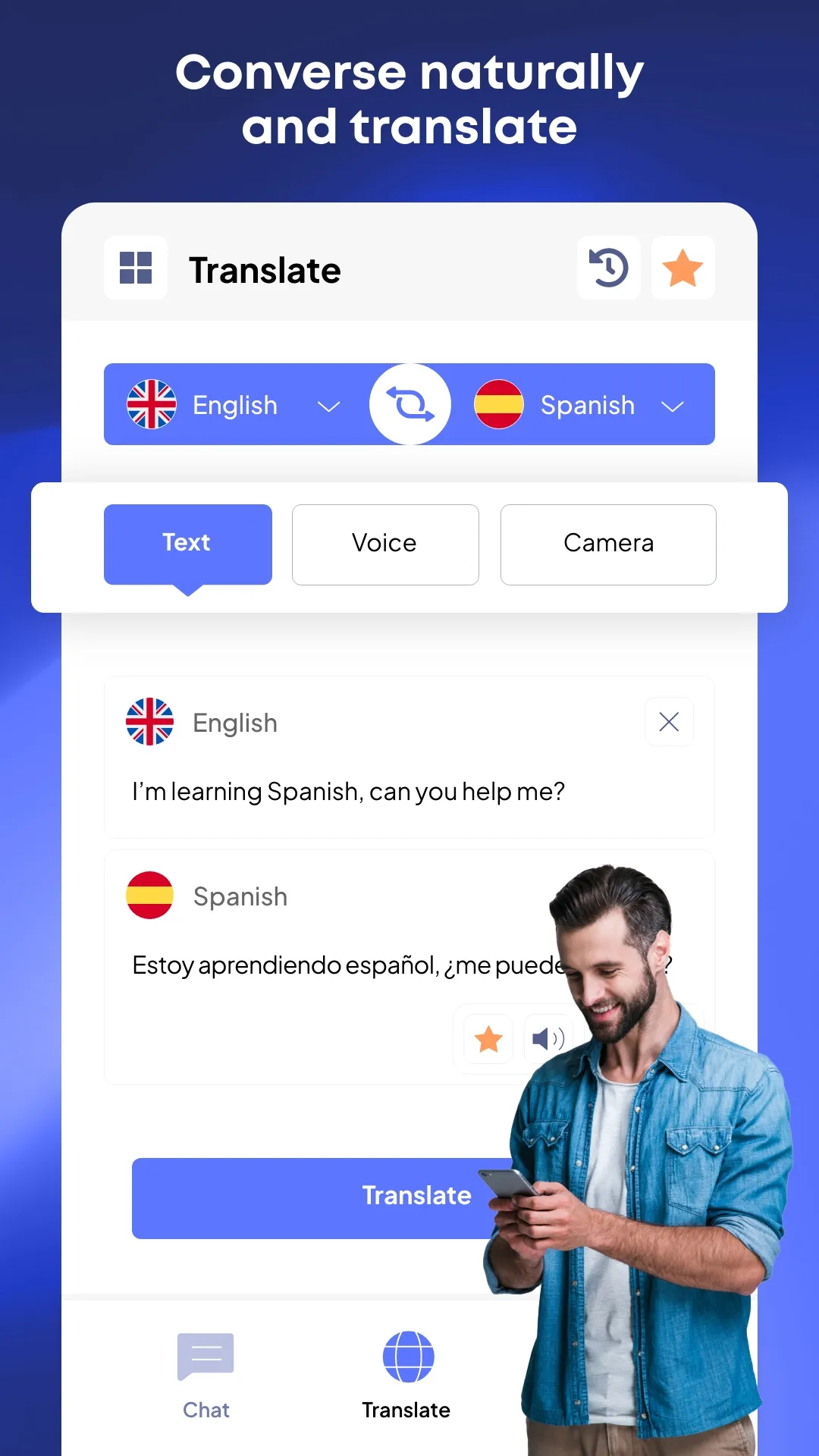 Translate App Voice Translator | Indus Appstore | Screenshot