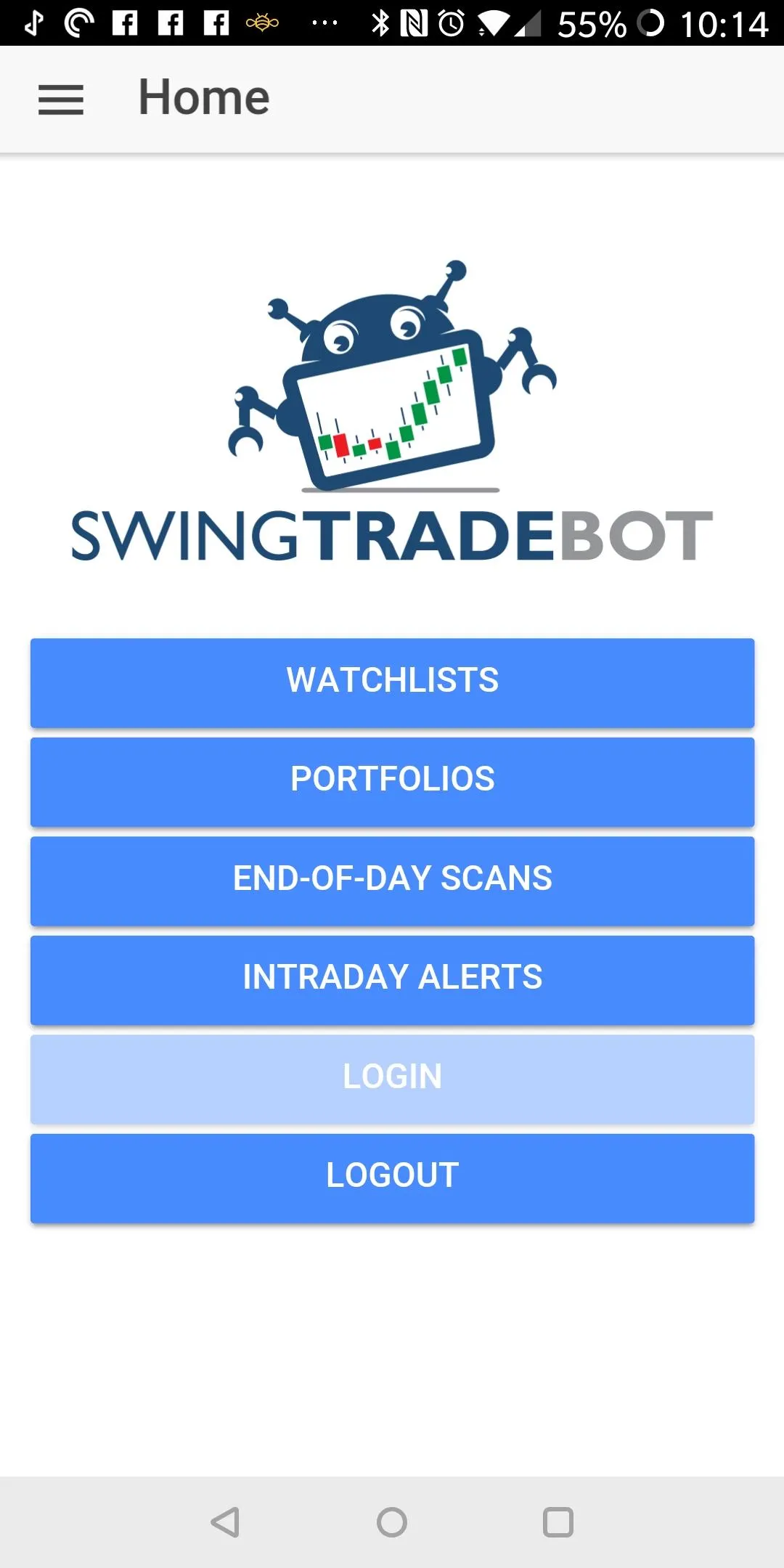 SwingTradeBot Stock Screener & | Indus Appstore | Screenshot