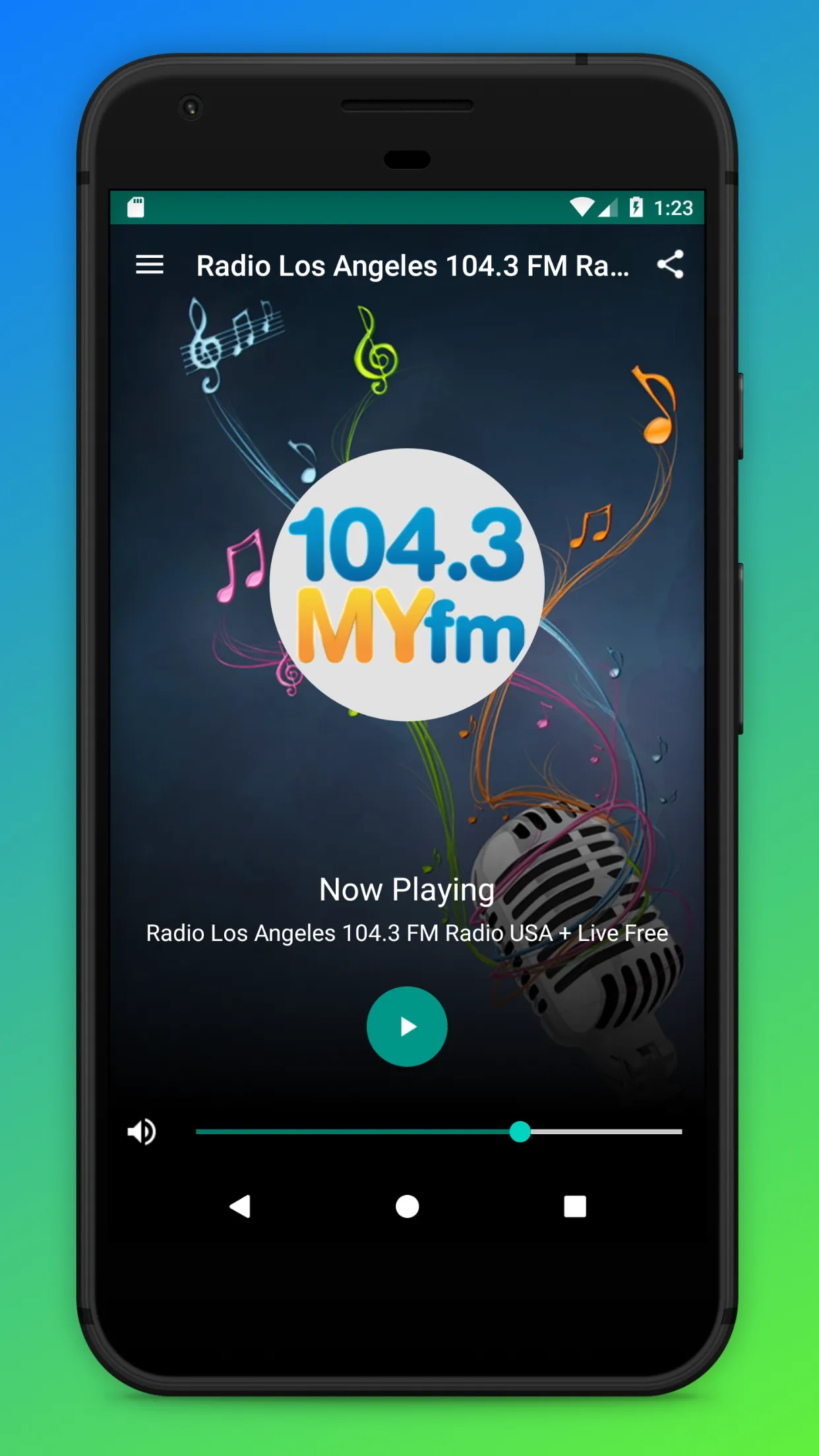 104.3 MY FM Radio Los Angeles | Indus Appstore | Screenshot