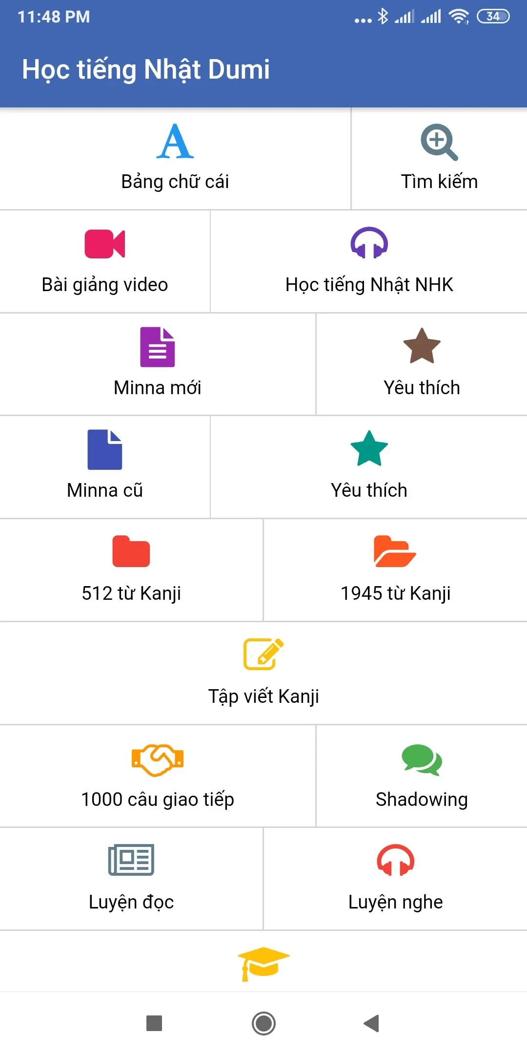 Học tiếng Nhật Dumi - Minna | Indus Appstore | Screenshot