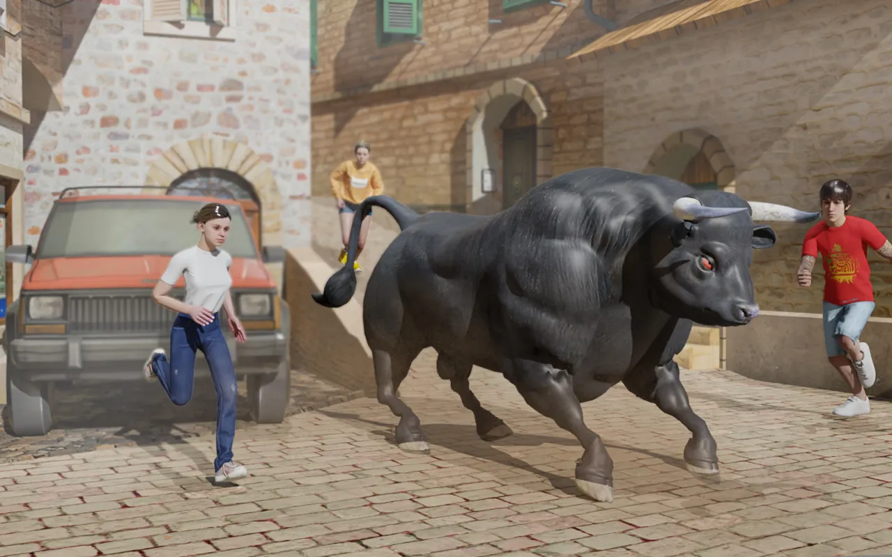 Angry Bull Attack Cow Games 3D | Indus Appstore | Screenshot