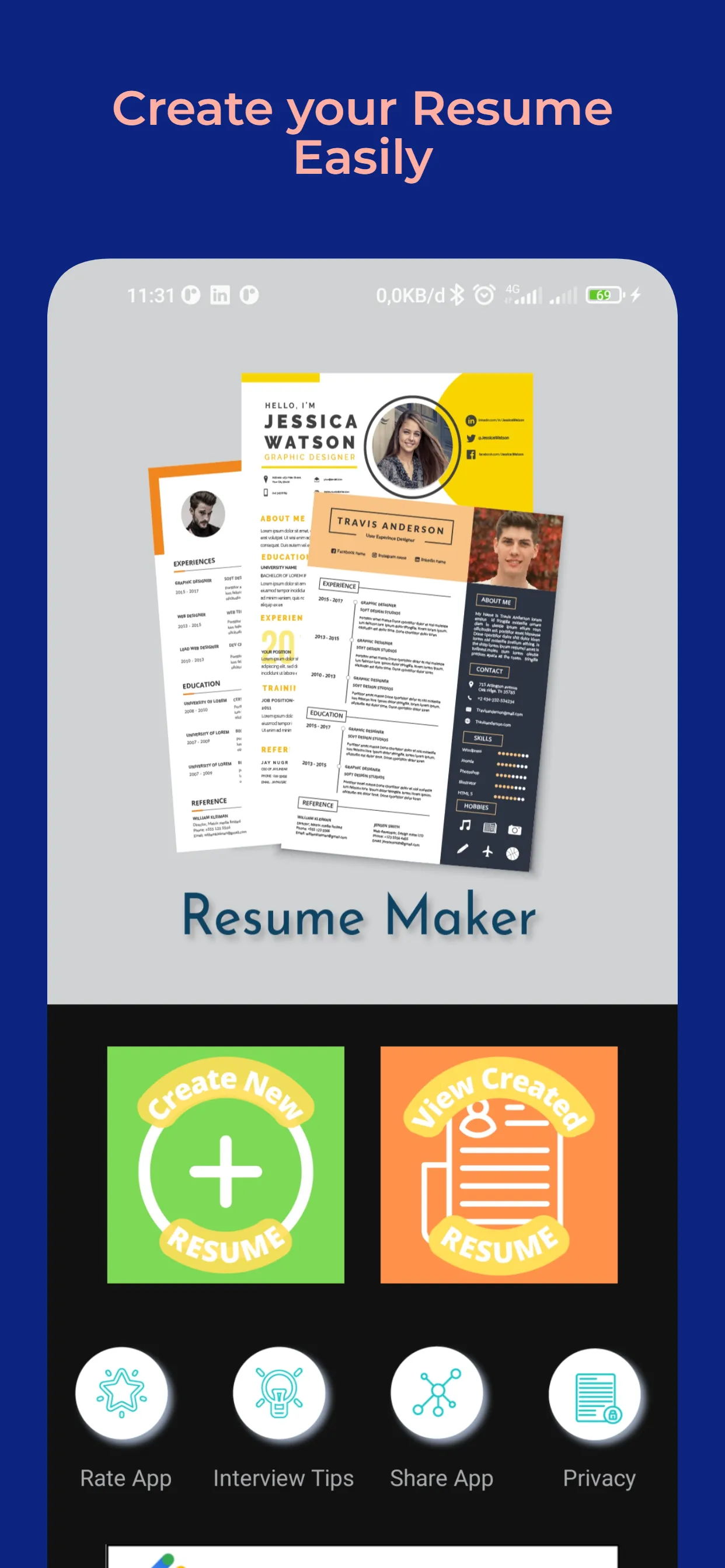 ResumeMaster: CV Builder | Indus Appstore | Screenshot