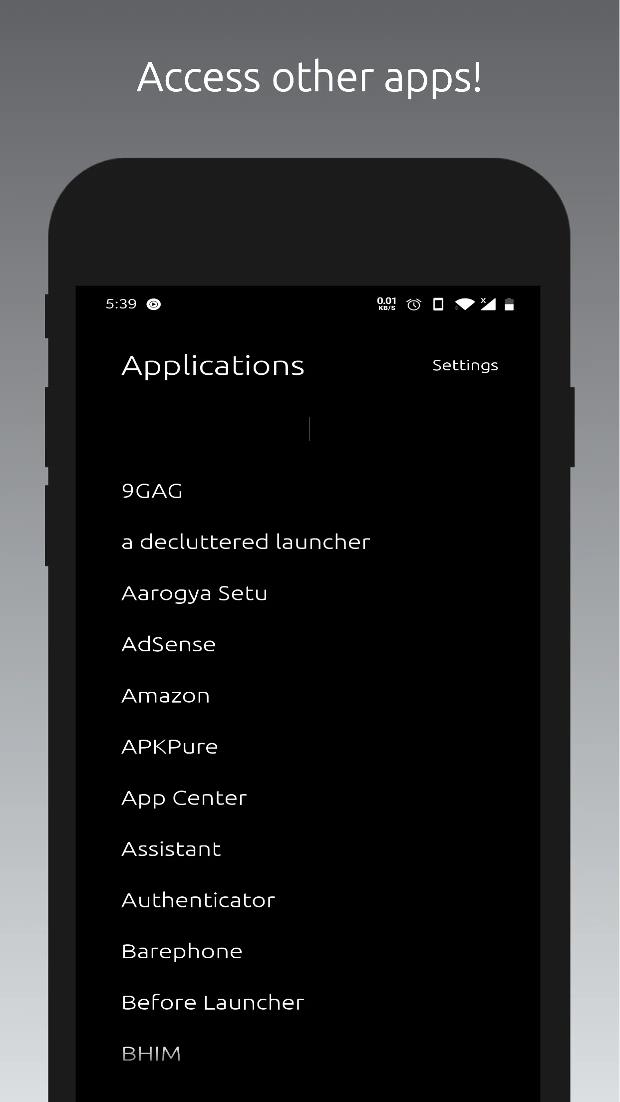 Aero - Minimalist Launcher | Indus Appstore | Screenshot