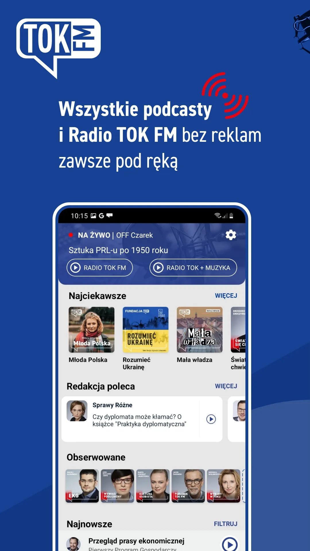 TOK FM | Indus Appstore | Screenshot