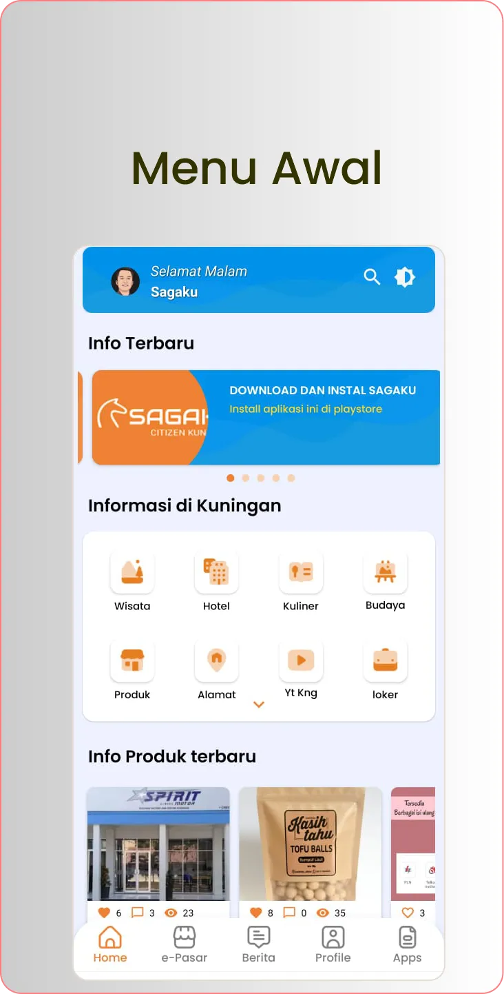 SAGAKU (sagala kuningan) | Indus Appstore | Screenshot