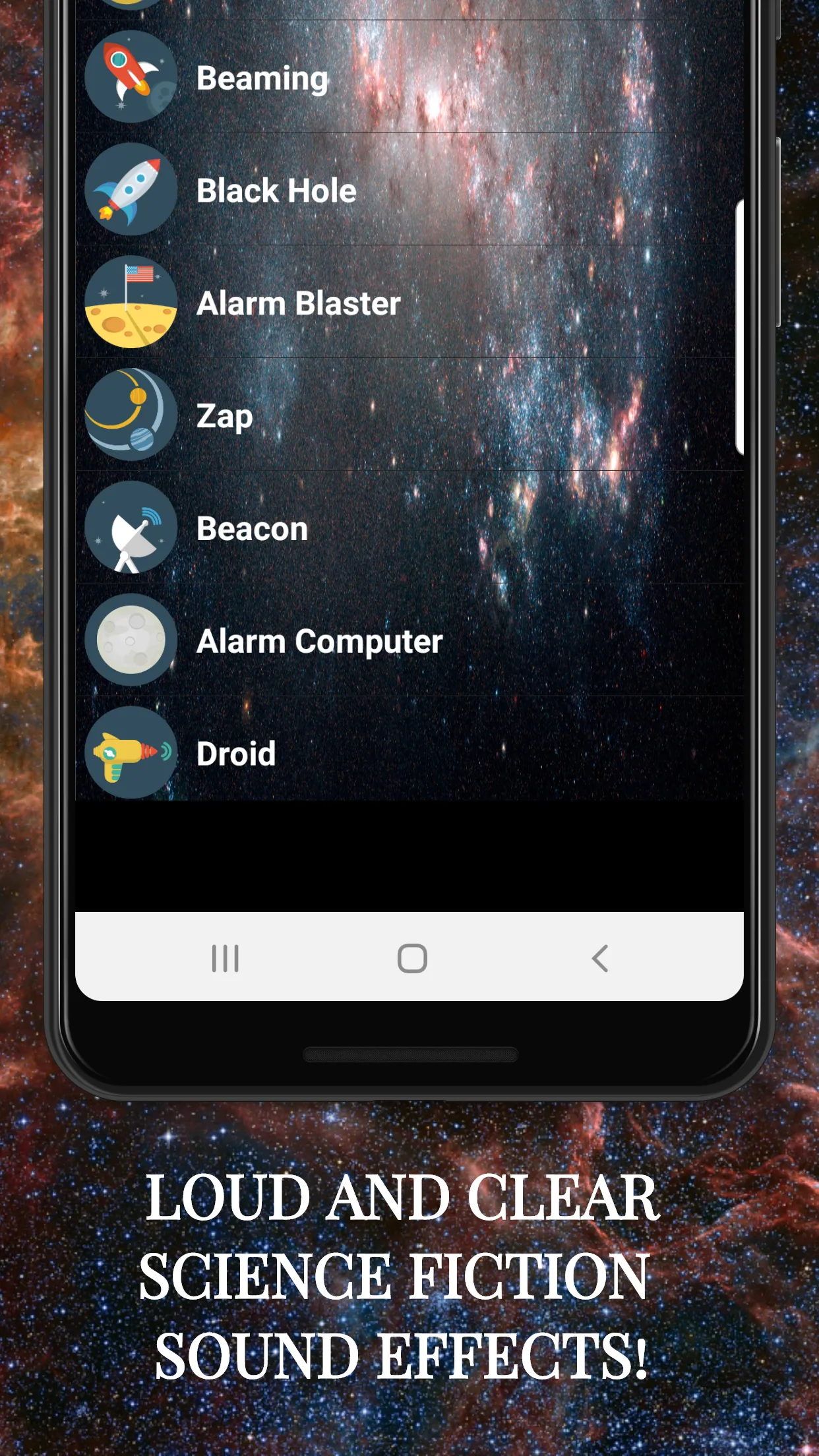 Sci Fi Ringtones | Indus Appstore | Screenshot