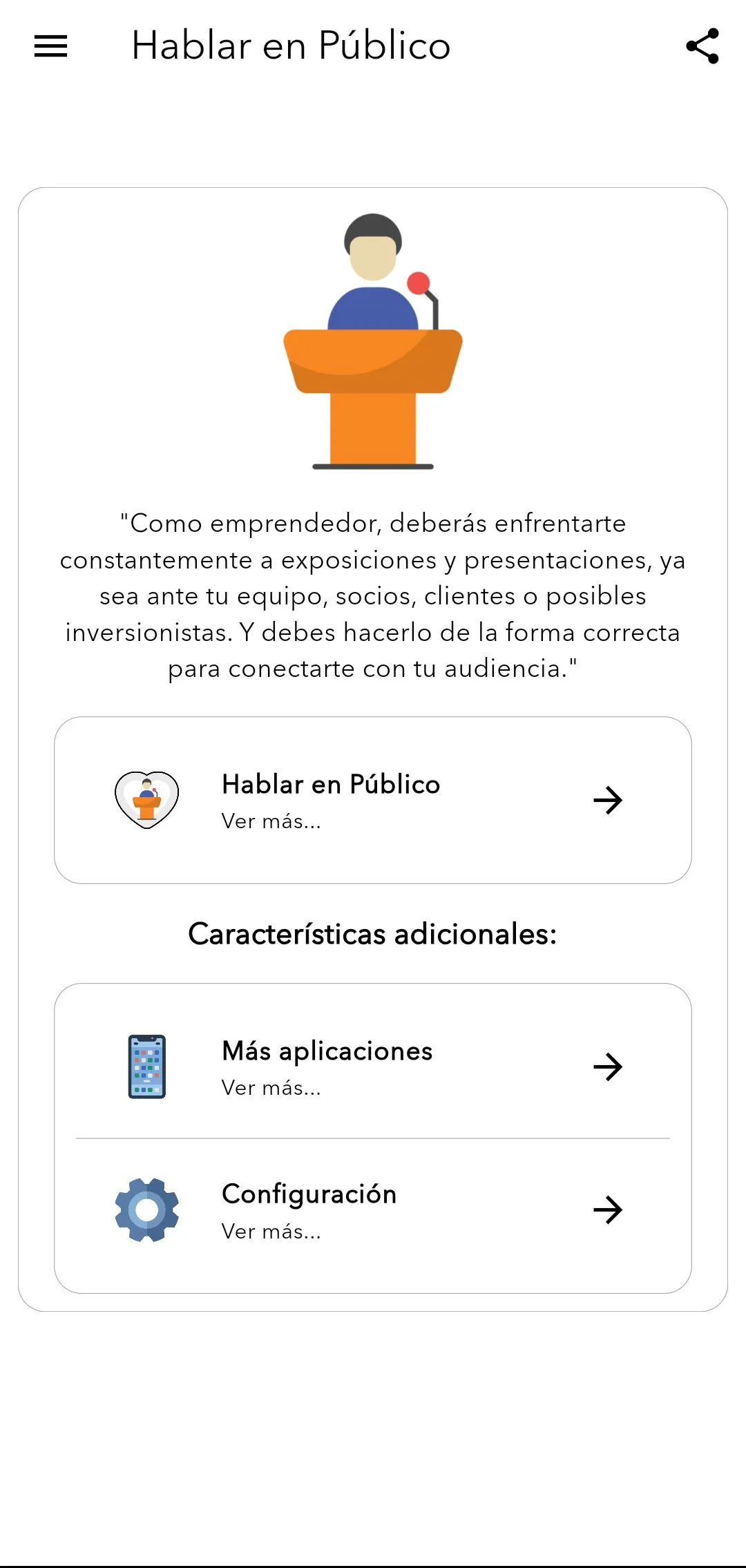 Hablar en Público | Indus Appstore | Screenshot