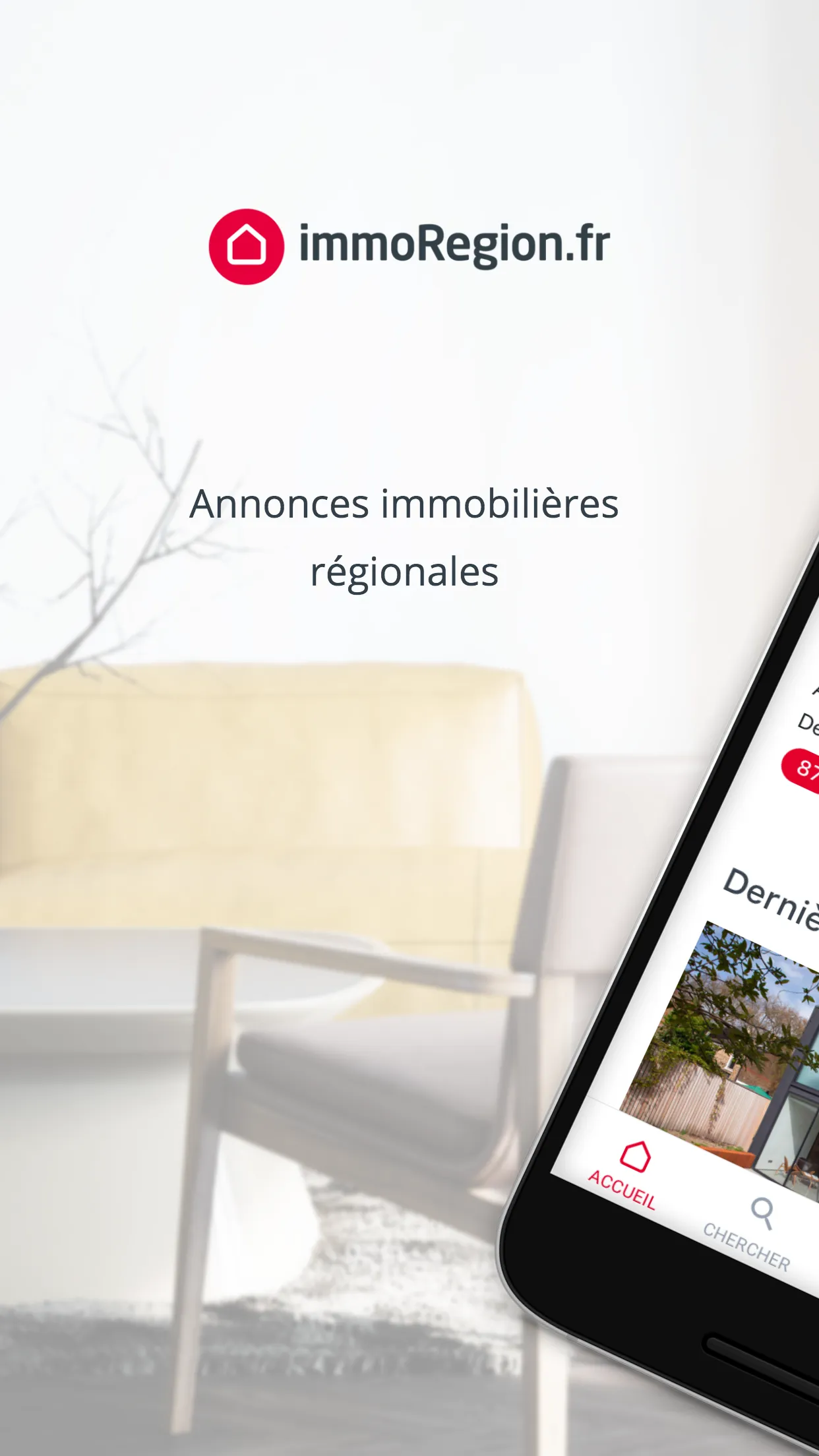 immoRegion Immobilier Régional | Indus Appstore | Screenshot