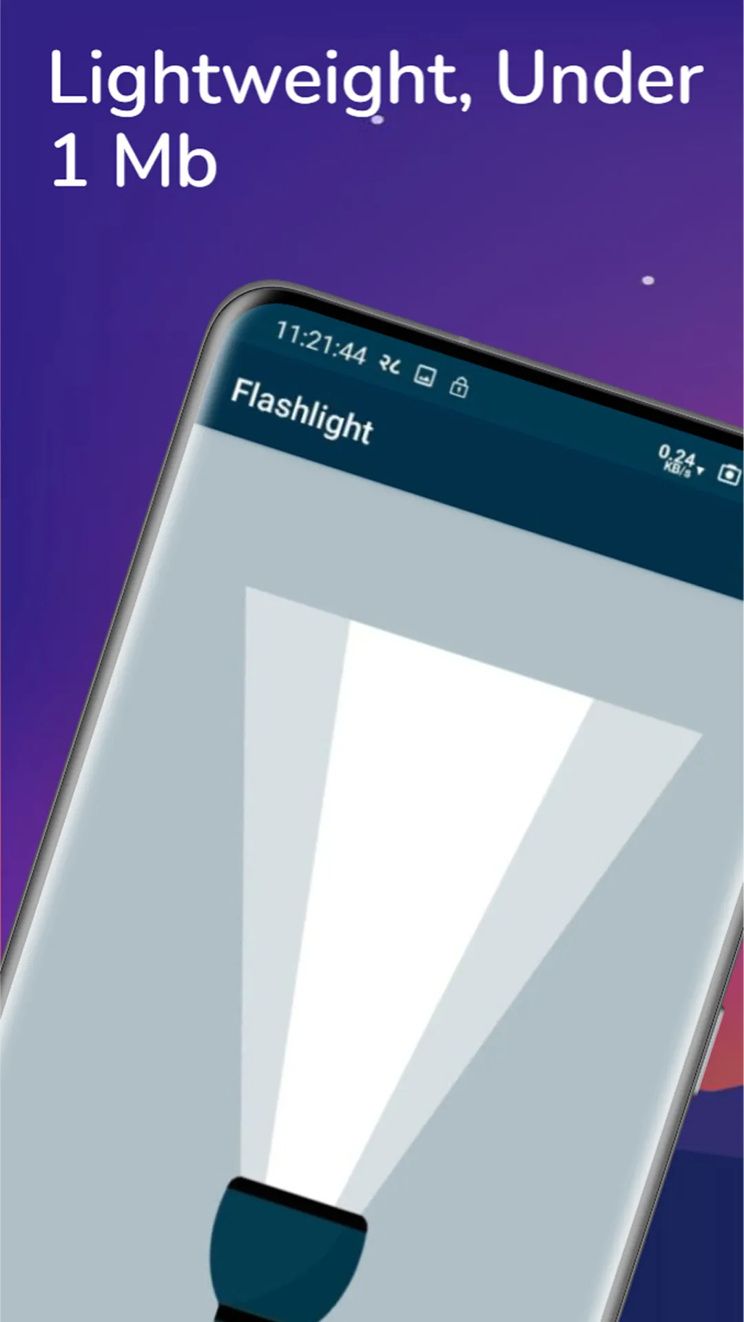 Alpha Flashlight - Lightweight | Indus Appstore | Screenshot