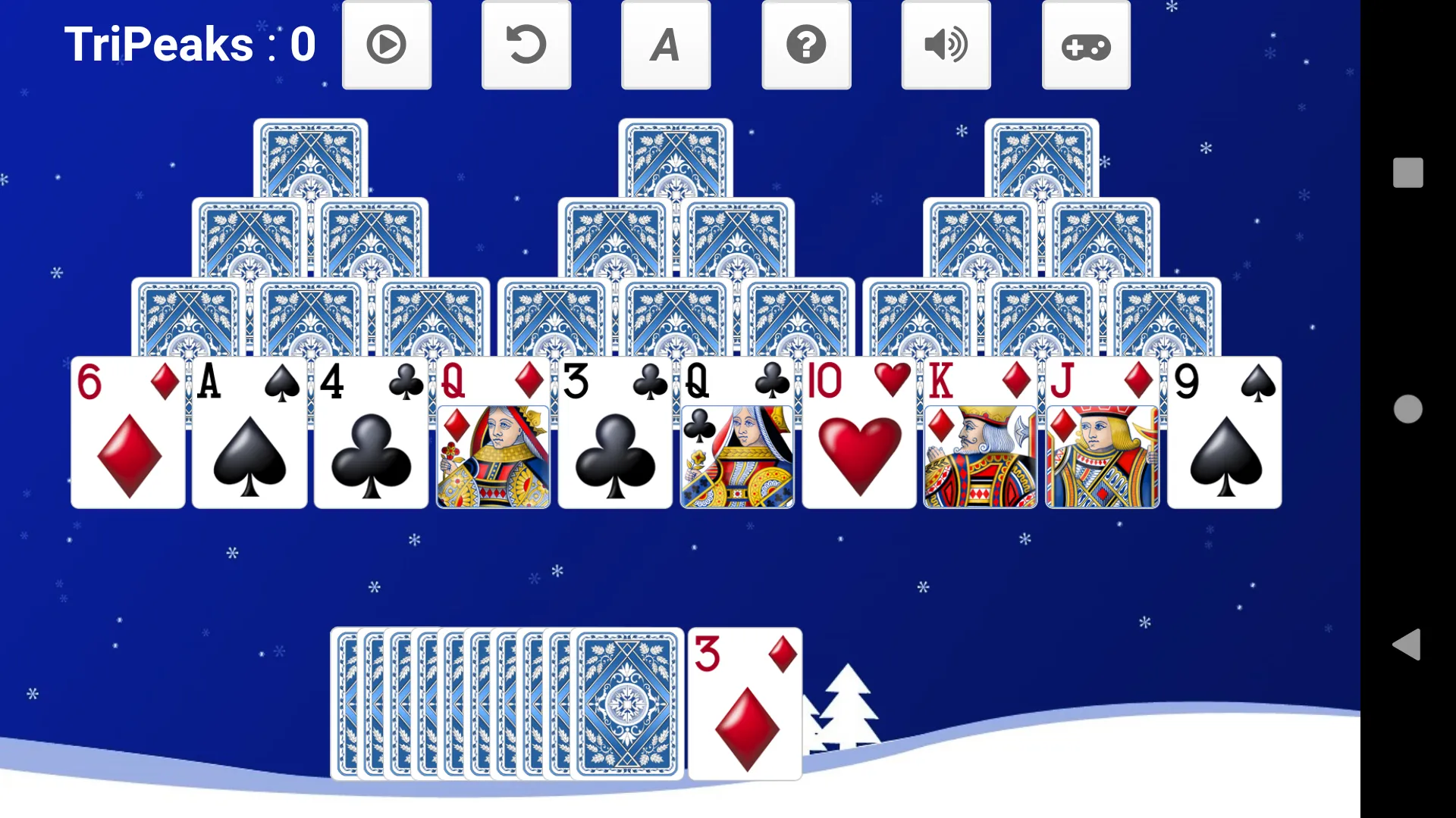 Tri-Peaks Solitaire | Indus Appstore | Screenshot