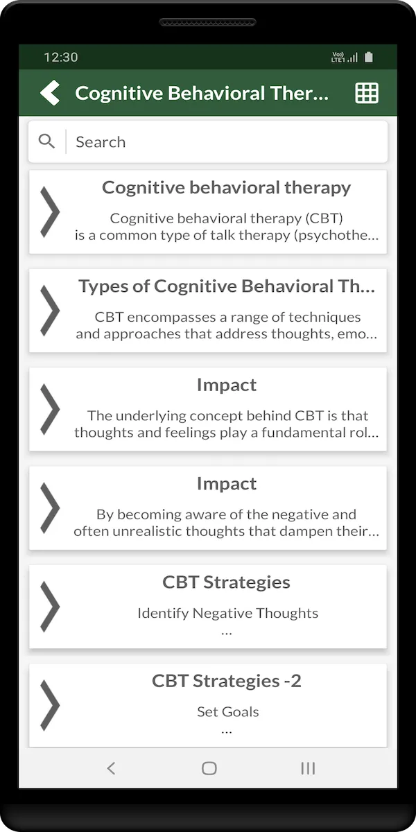 Cognitive Behavioral Therapy - | Indus Appstore | Screenshot