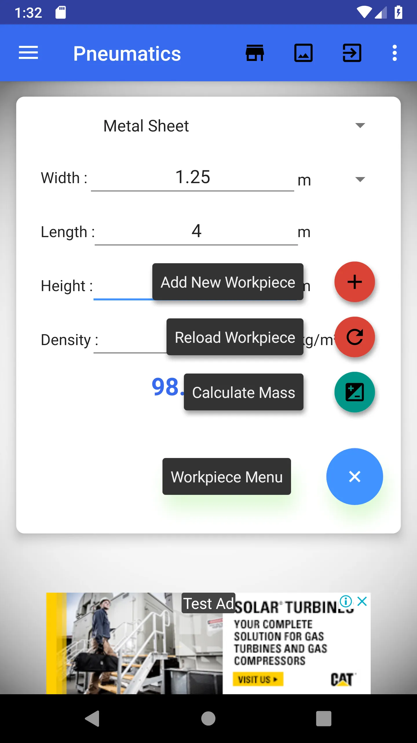 Pneumatic Cylinder Calculator | Indus Appstore | Screenshot