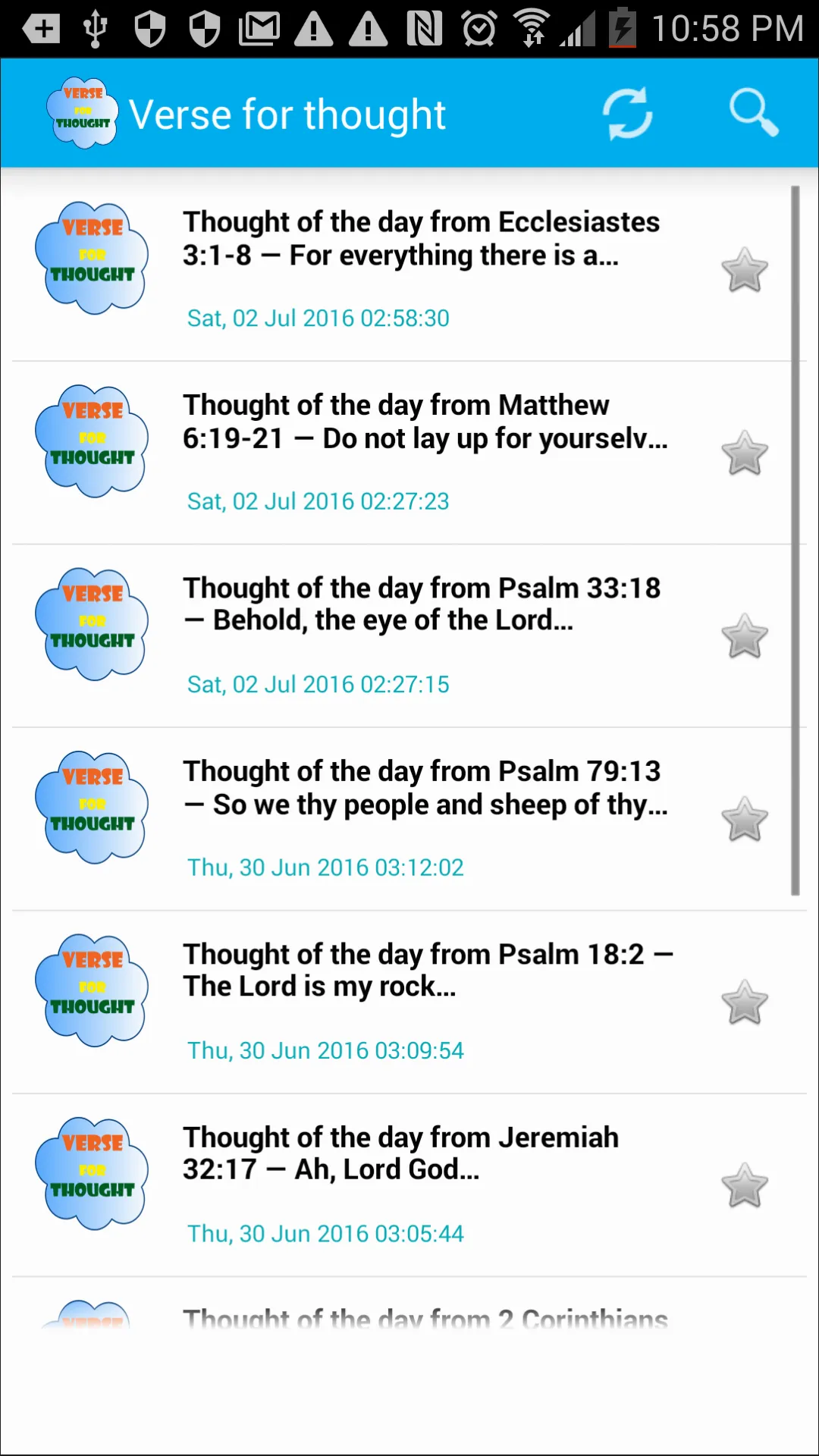 Bible Verse for Thought | Indus Appstore | Screenshot