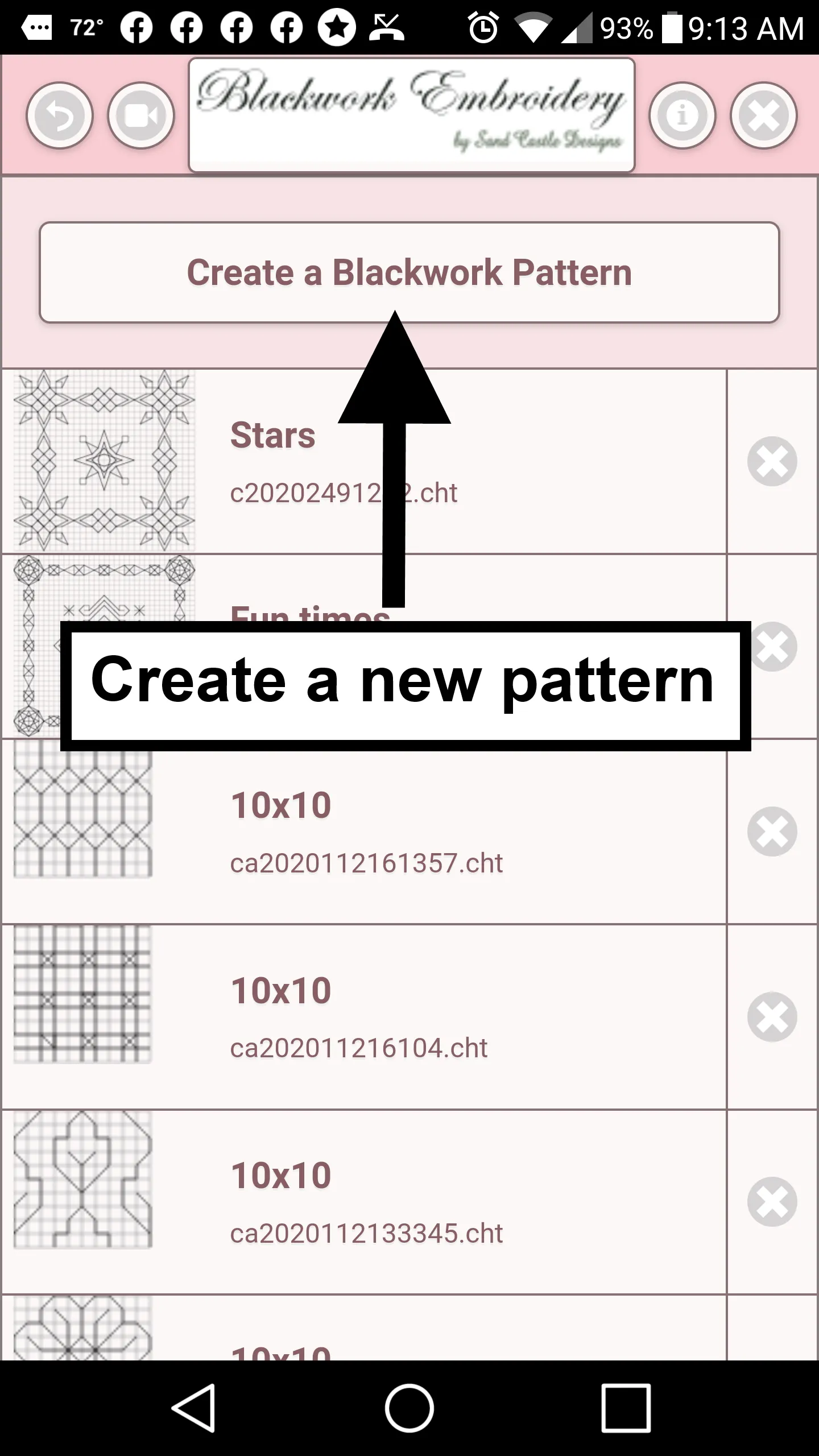 Blackwork Embroidery Creator | Indus Appstore | Screenshot