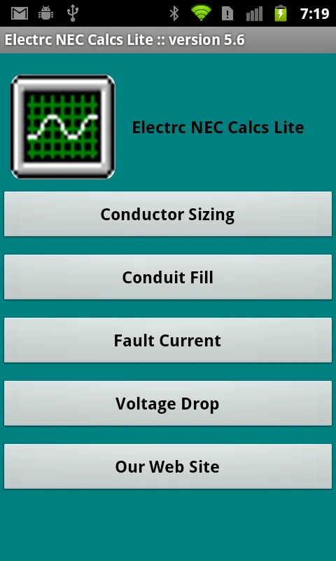 Electrc NEC Calcs Lite | Indus Appstore | Screenshot