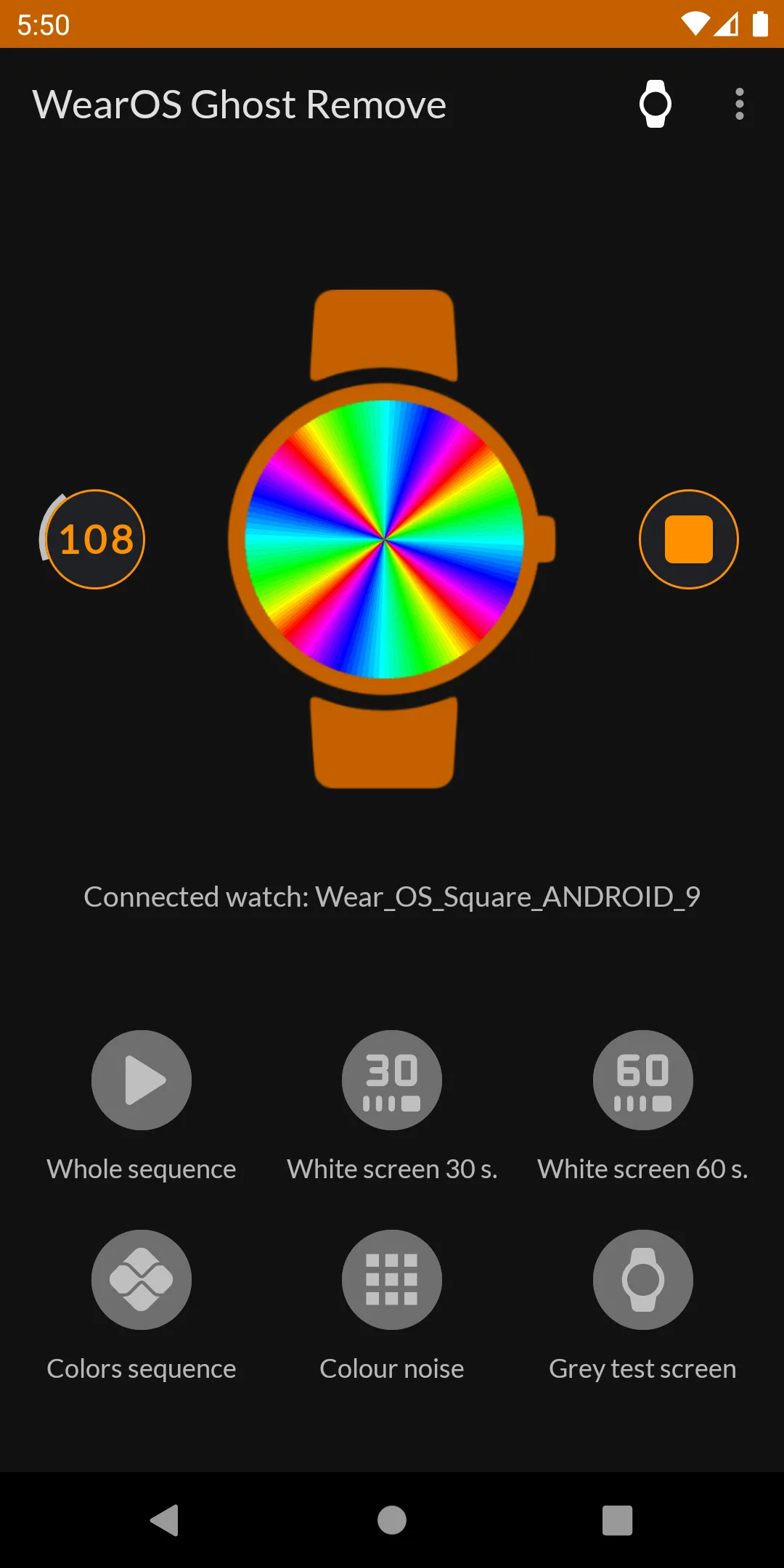 Wear OS - LCD Ghost Remove | Indus Appstore | Screenshot