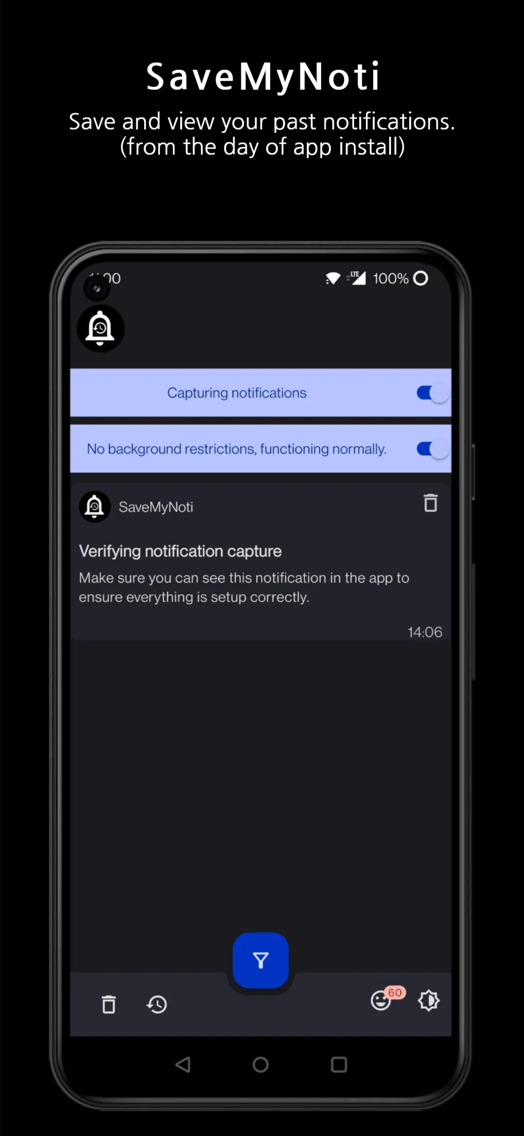 Save Notification History Log | Indus Appstore | Screenshot