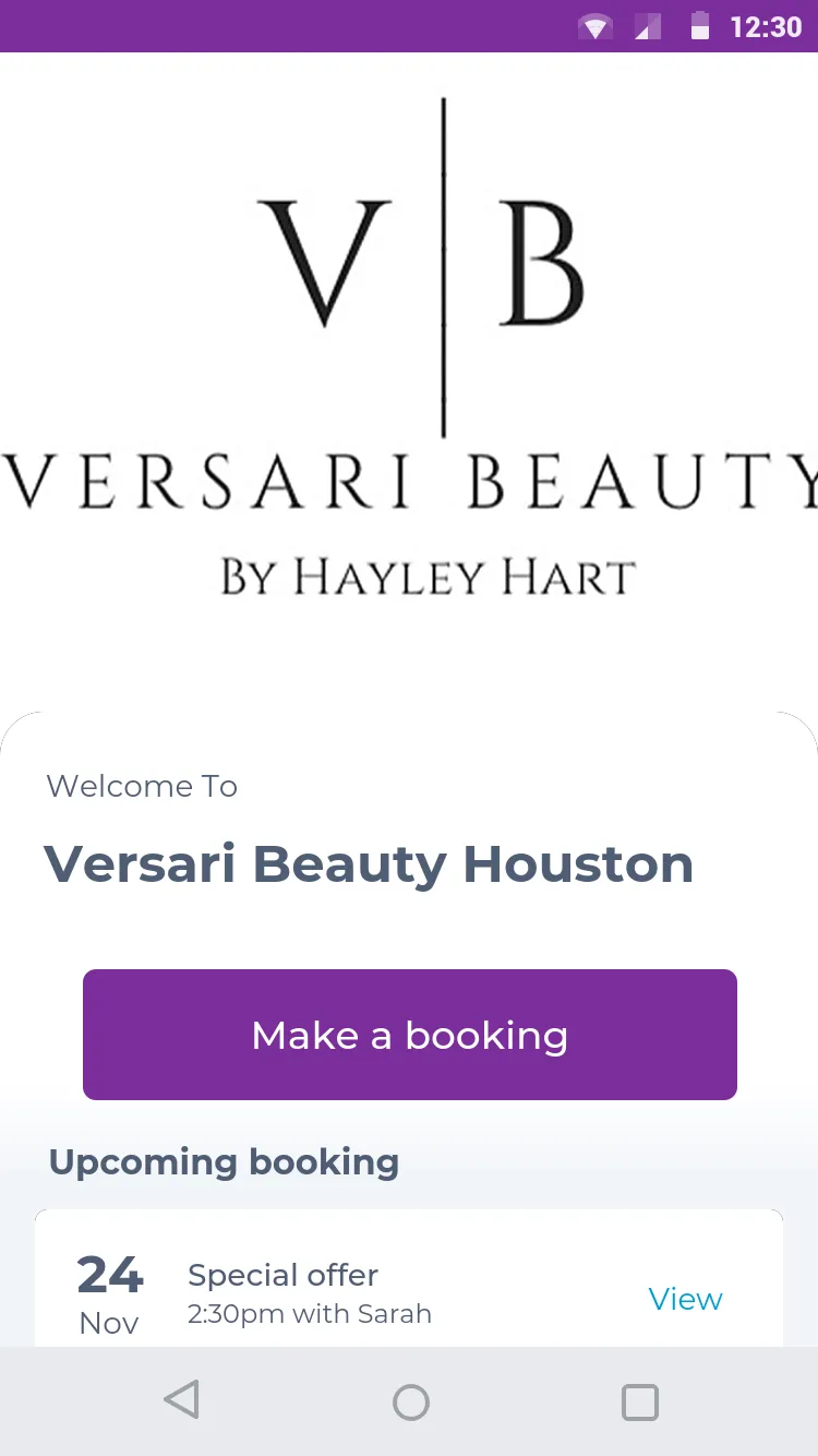 Versari Beauty Houston | Indus Appstore | Screenshot