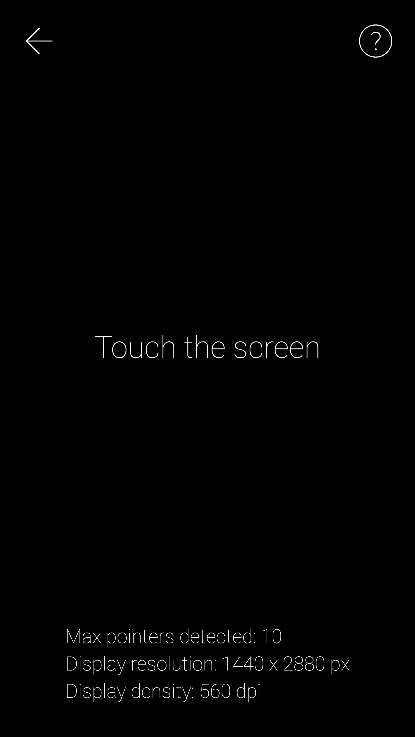 MultiTouch Test | Indus Appstore | Screenshot