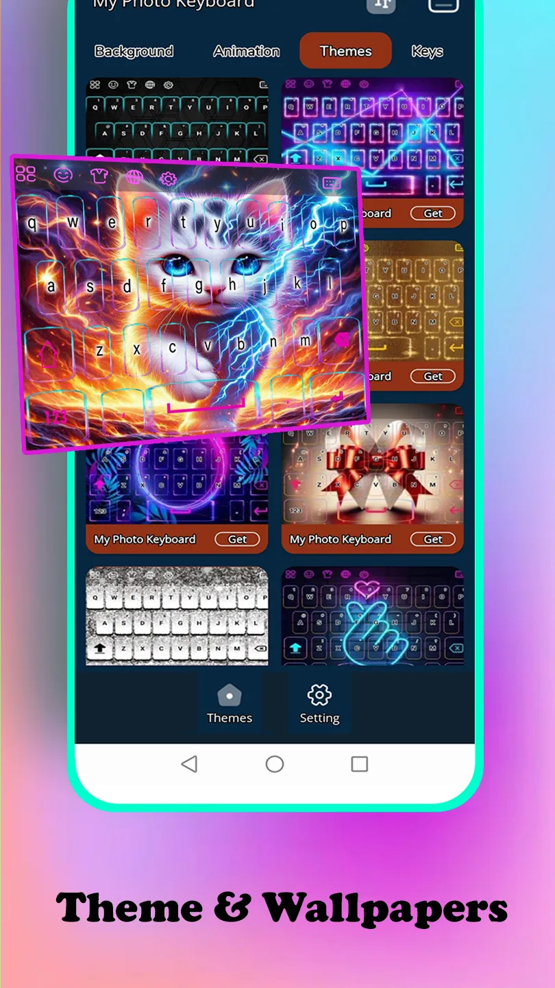 Kitty Cat Keyboard | Indus Appstore | Screenshot