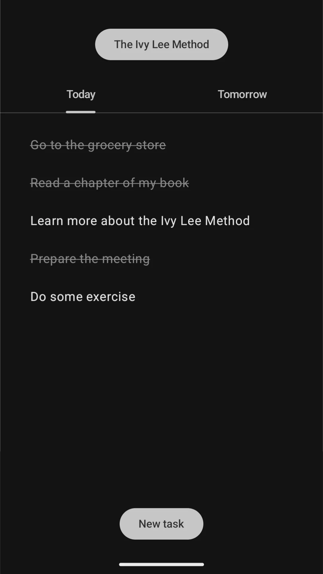 Daily Tasks - Ivy Lee Method | Indus Appstore | Screenshot