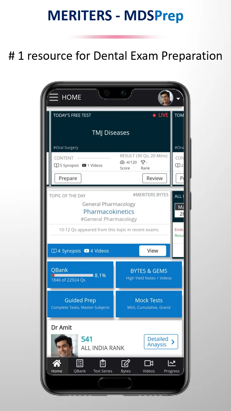 NEET MDS | INI-CET : MERITERS | Indus Appstore | Screenshot
