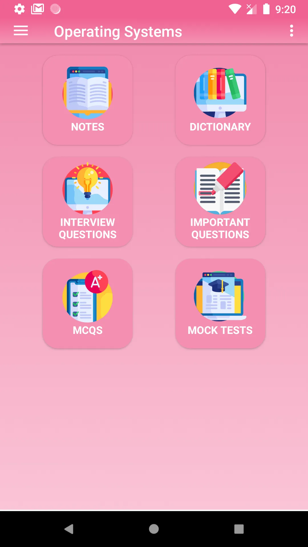 Operating System Notes & MCQs | Indus Appstore | Screenshot