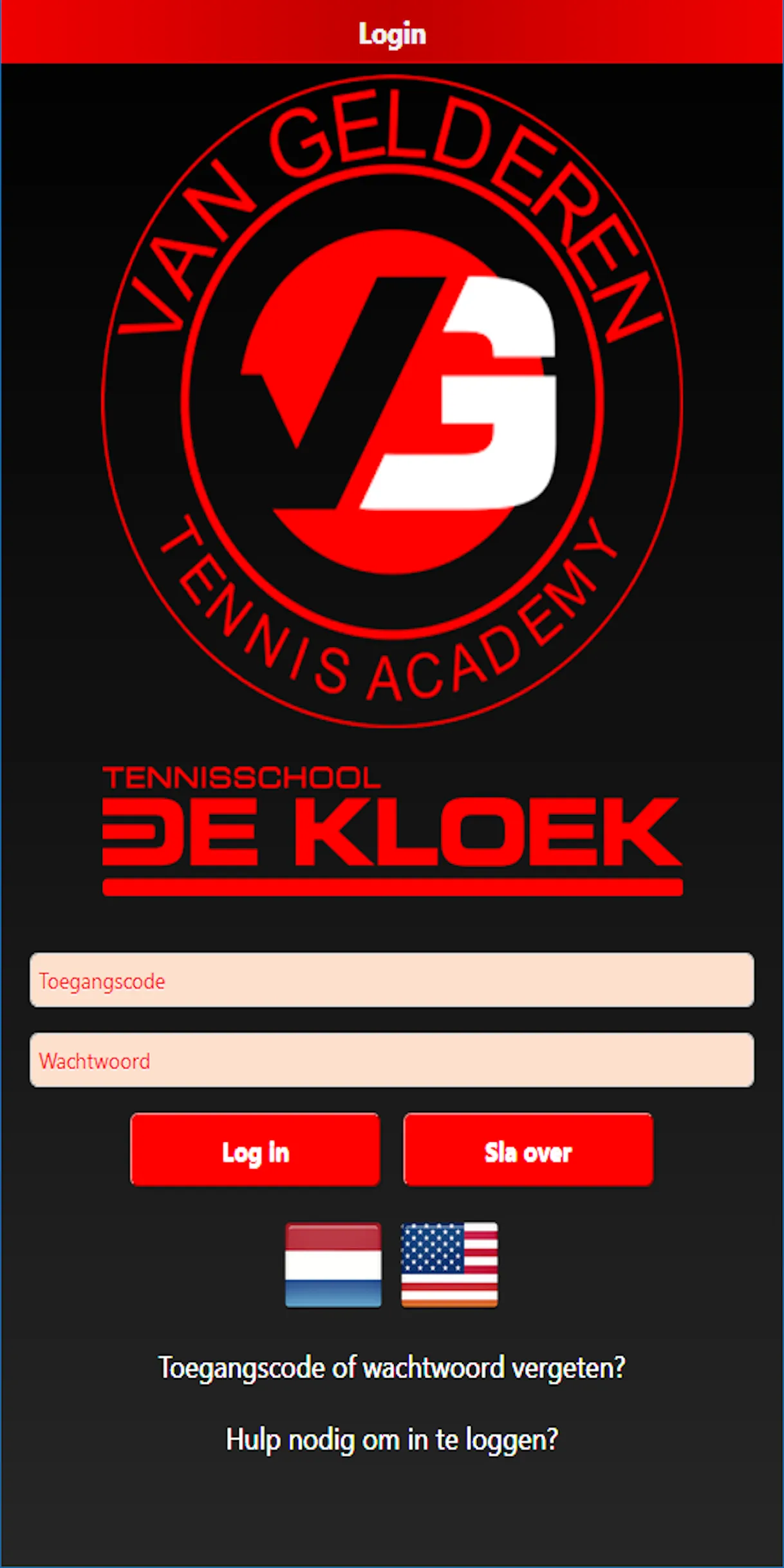 Padel- en Tennischool De Kloek | Indus Appstore | Screenshot