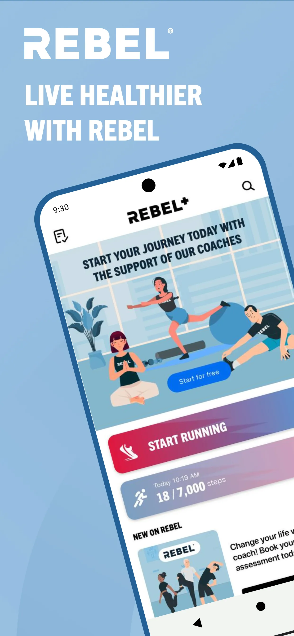 REBEL: Fitness, Food, Wellness | Indus Appstore | Screenshot