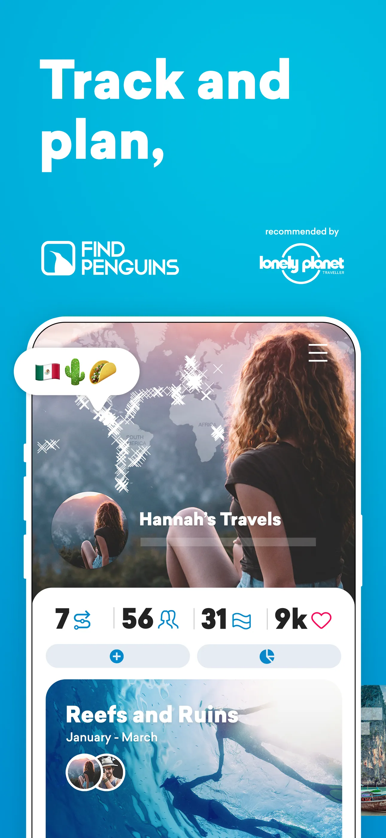 FindPenguins: Travel Tracker | Indus Appstore | Screenshot