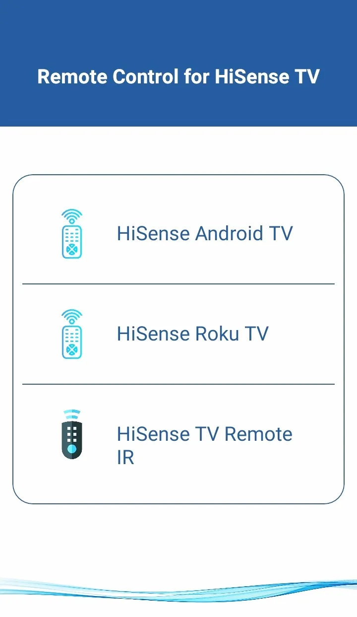 HiSense Smart TV Remote | Indus Appstore | Screenshot