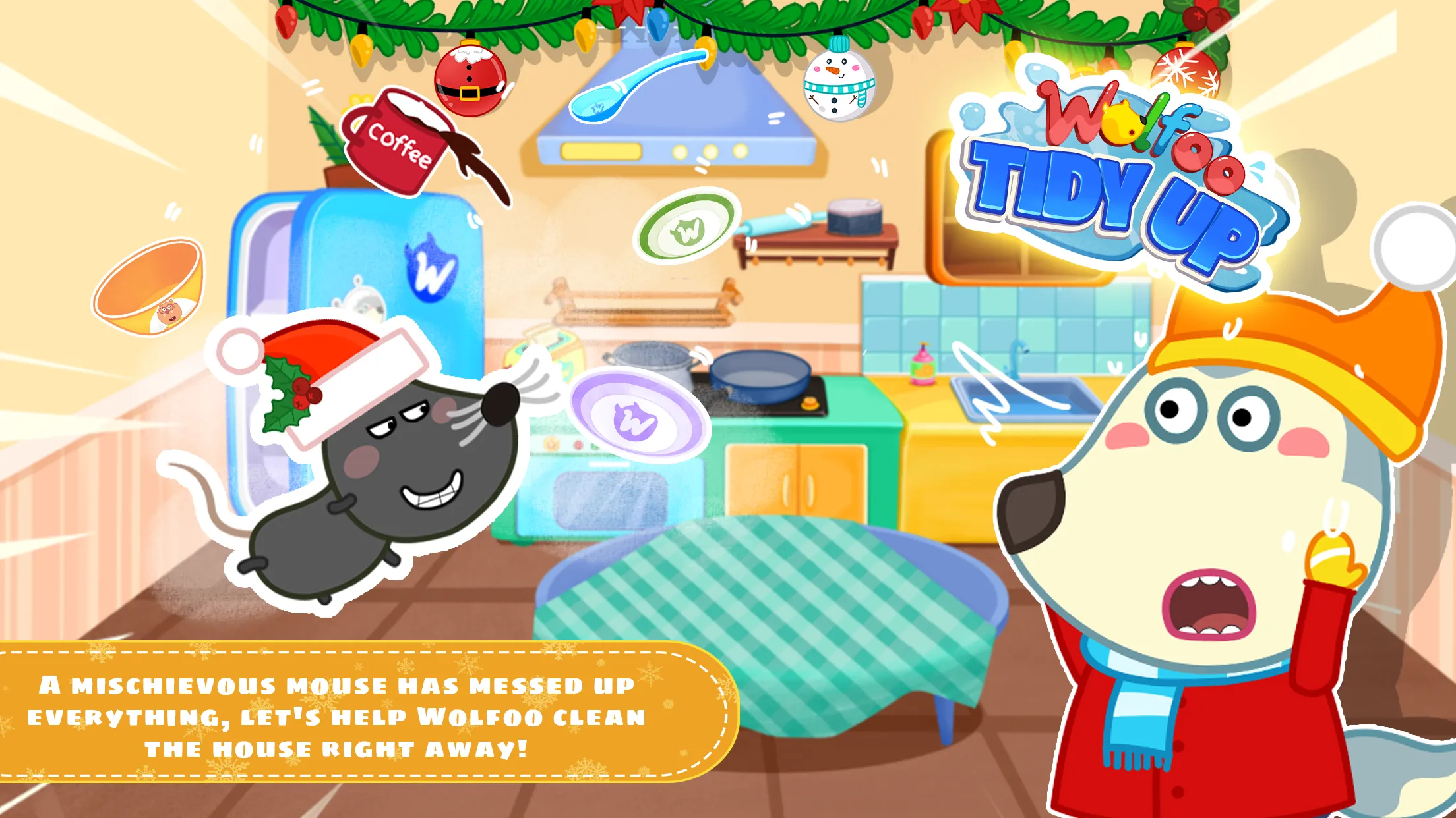 Wolfoo Tidy up: House Cleaning | Indus Appstore | Screenshot