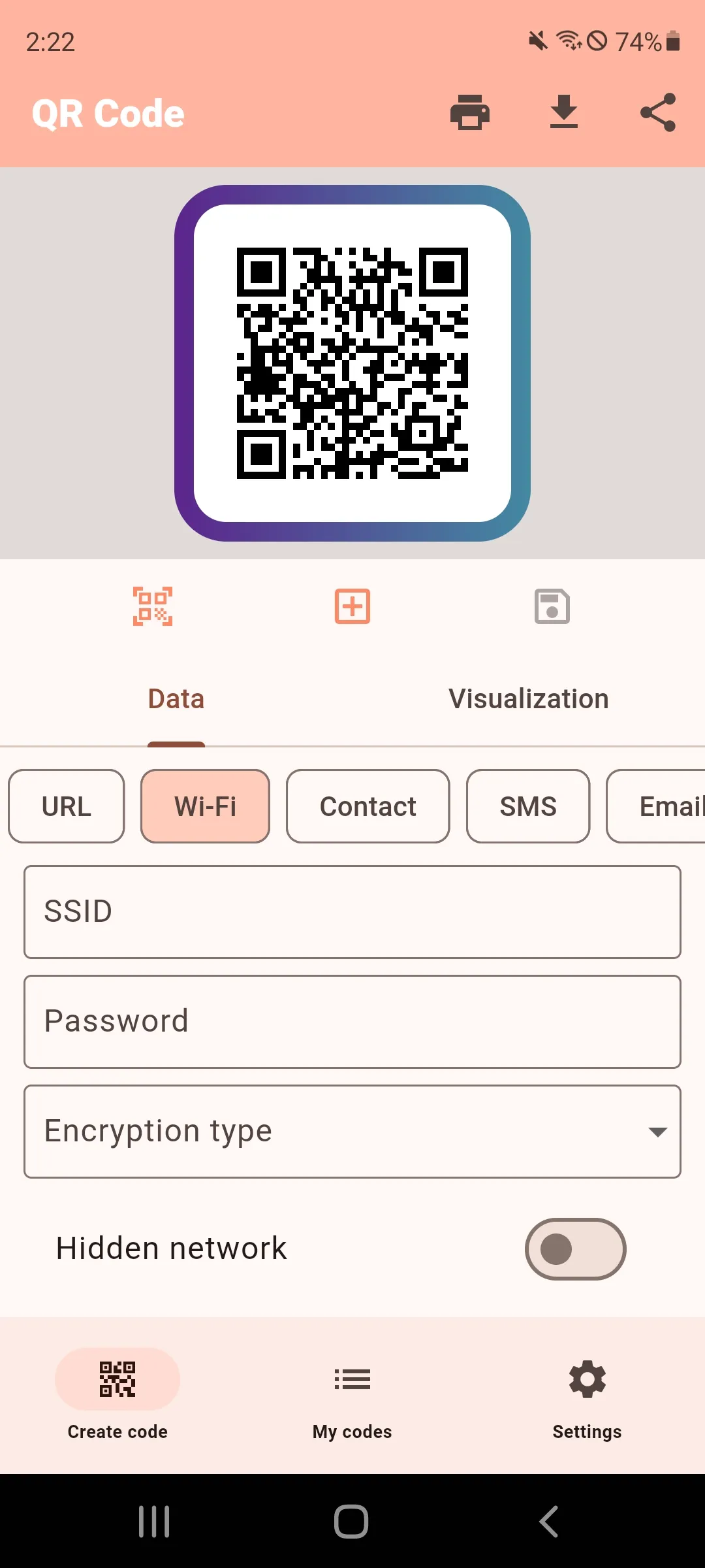 QR Maker: QR code Generator | Indus Appstore | Screenshot