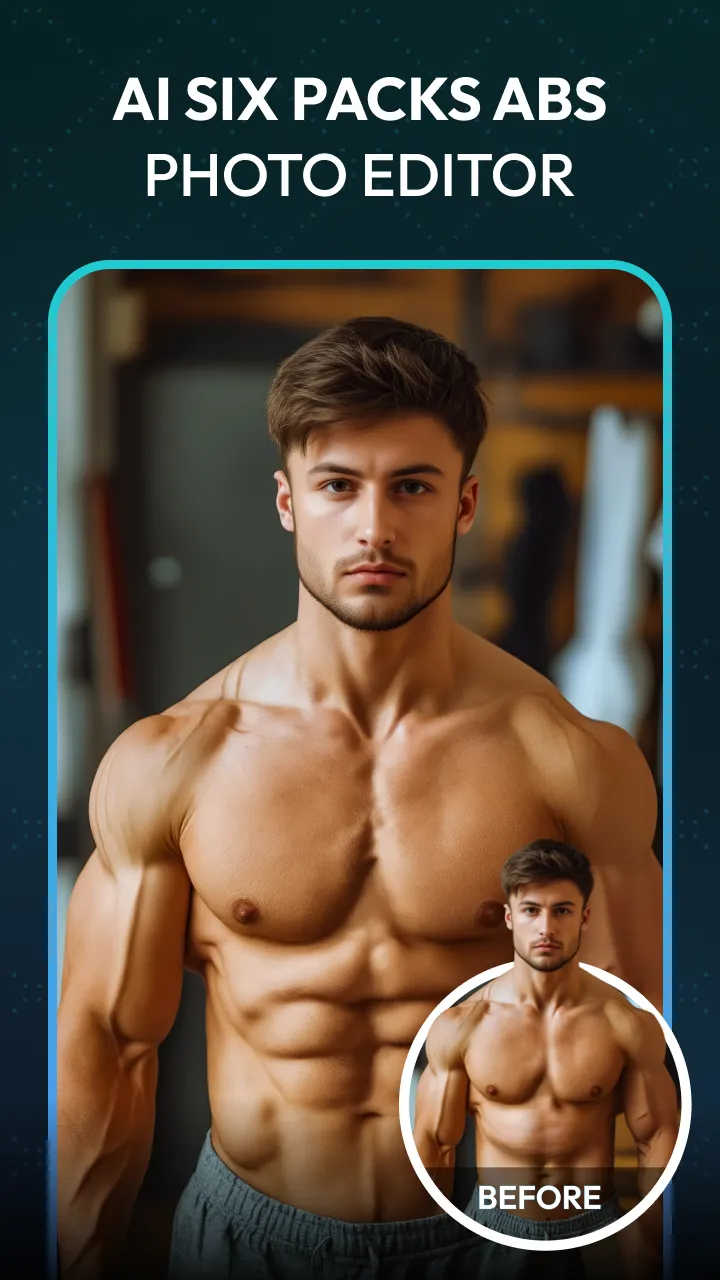AI Six Packs Abs Photo Editor | Indus Appstore | Screenshot