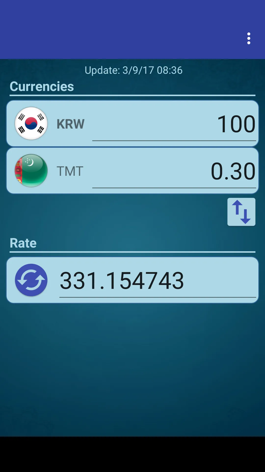 KRW Won x Turkmenistan N Manat | Indus Appstore | Screenshot