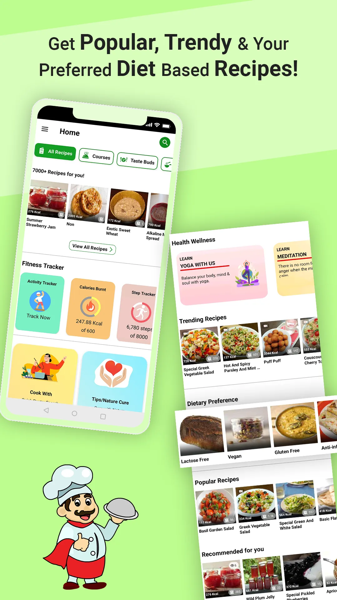 Vegetarian Recipes Offline Veg | Indus Appstore | Screenshot