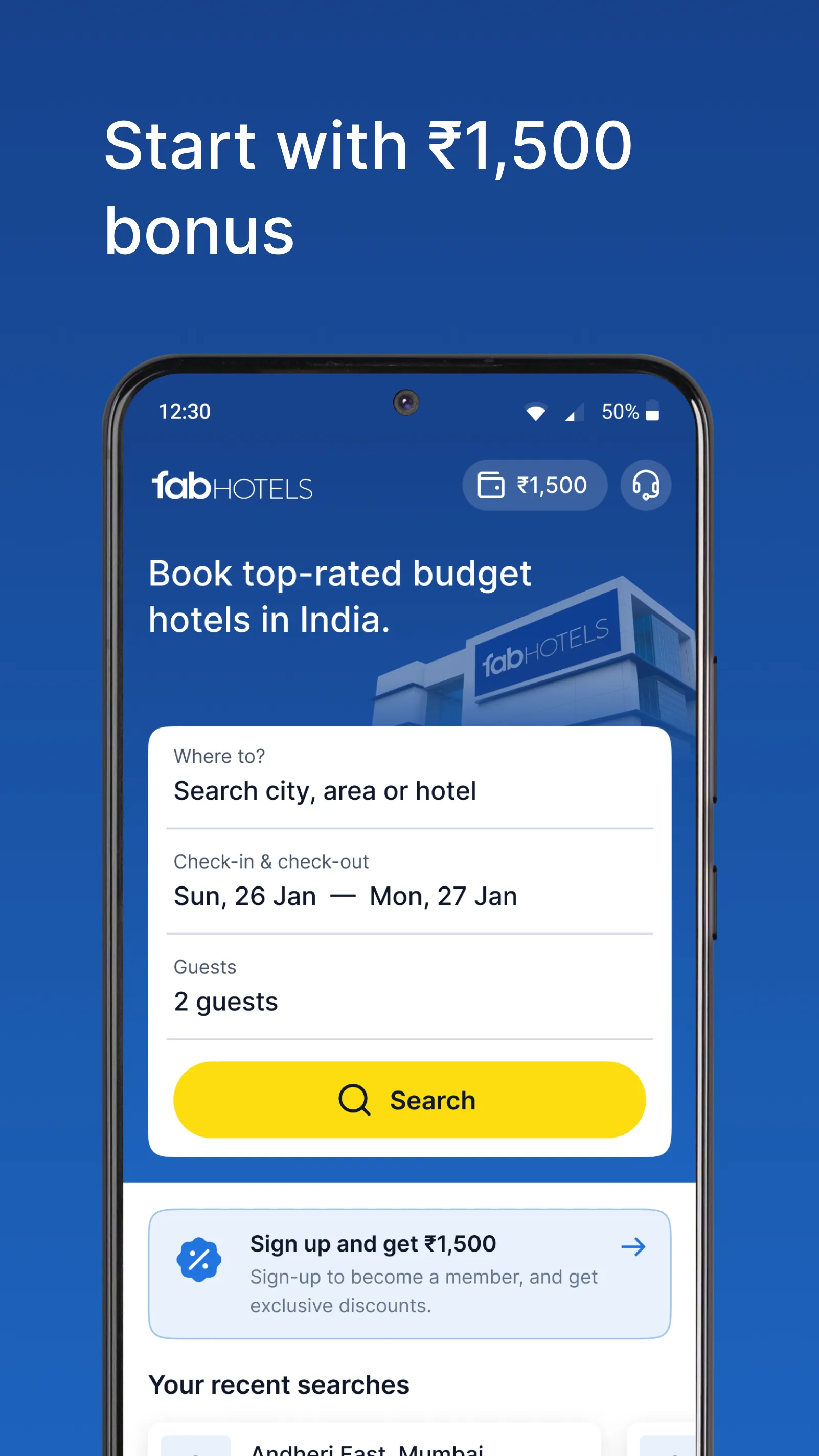 FabHotels: Hotel Booking App | Indus Appstore | Screenshot