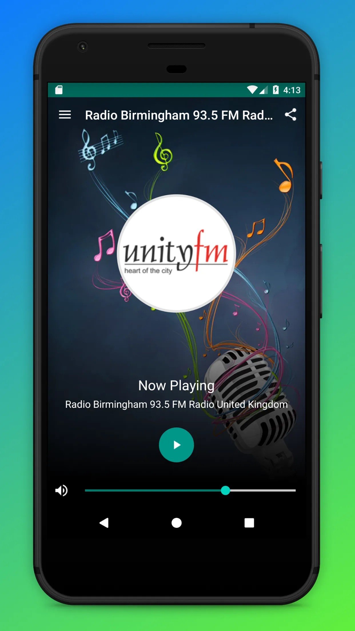 Unity FM 93.5 Birmingham Radio | Indus Appstore | Screenshot