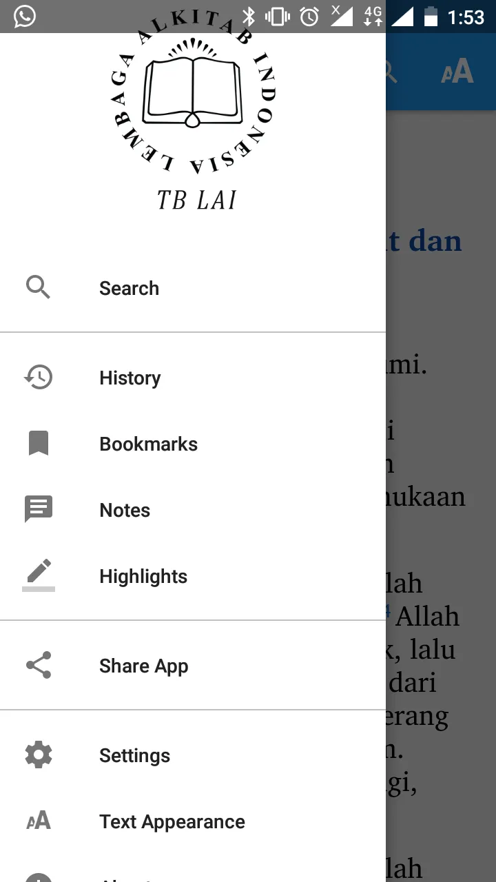 Alkitab Tb LAI Lite | Indus Appstore | Screenshot