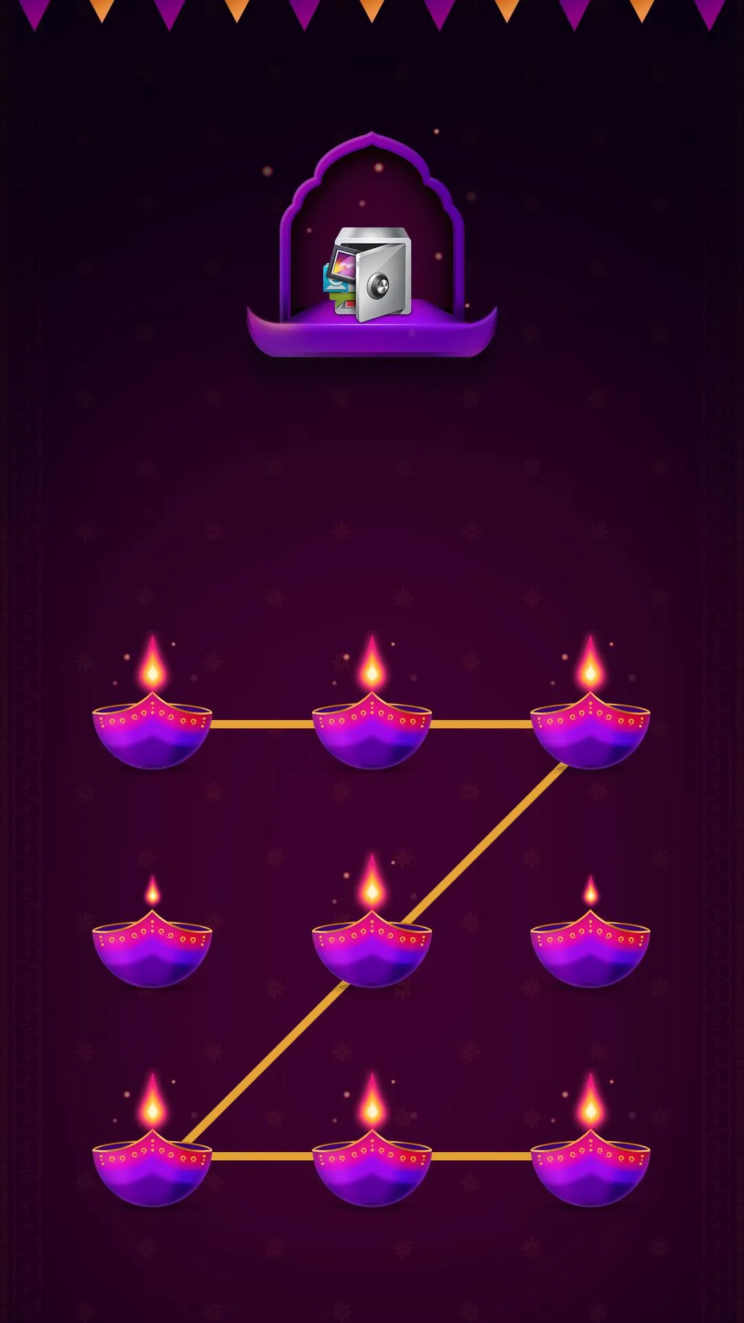 AppLock Theme Diwali | Indus Appstore | Screenshot