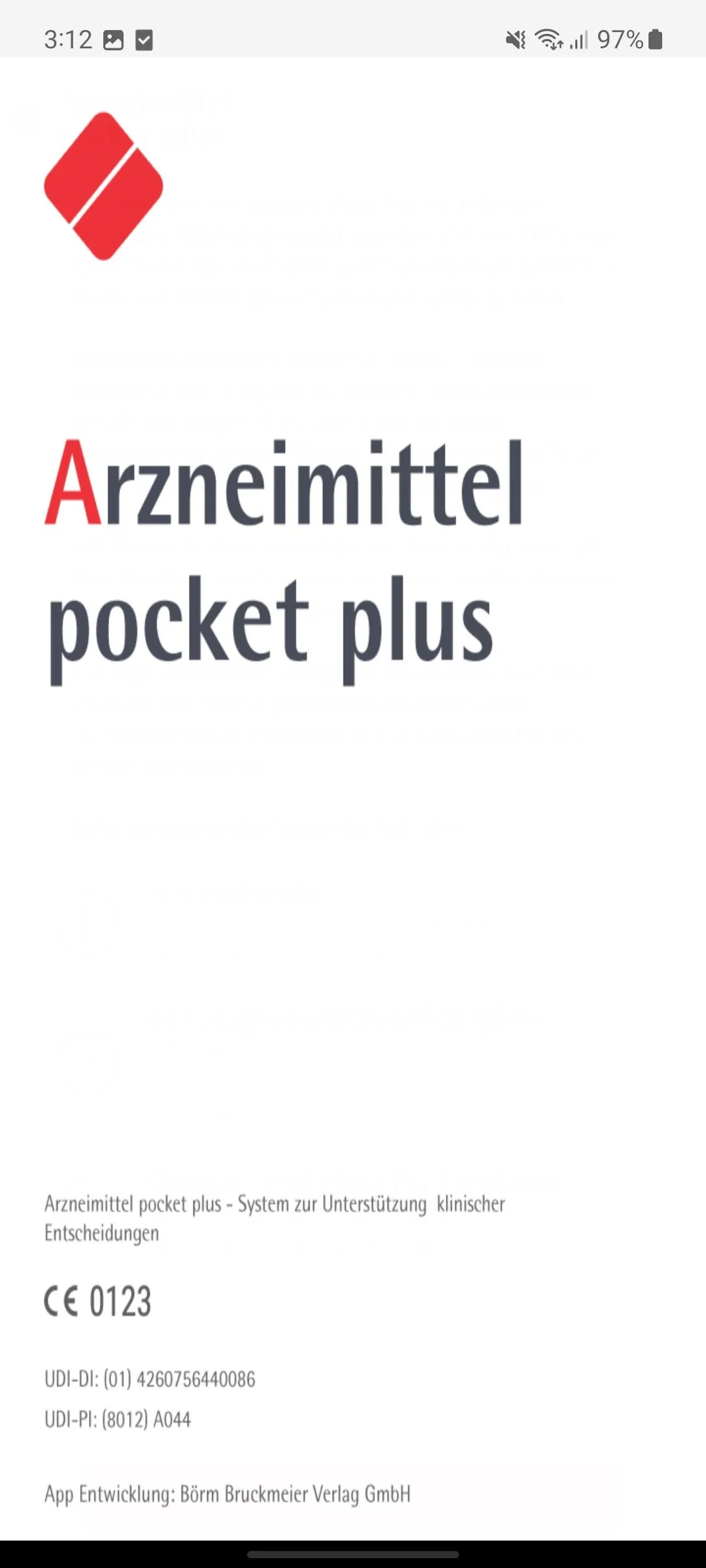 Arzneimittel pocket plus | Indus Appstore | Screenshot