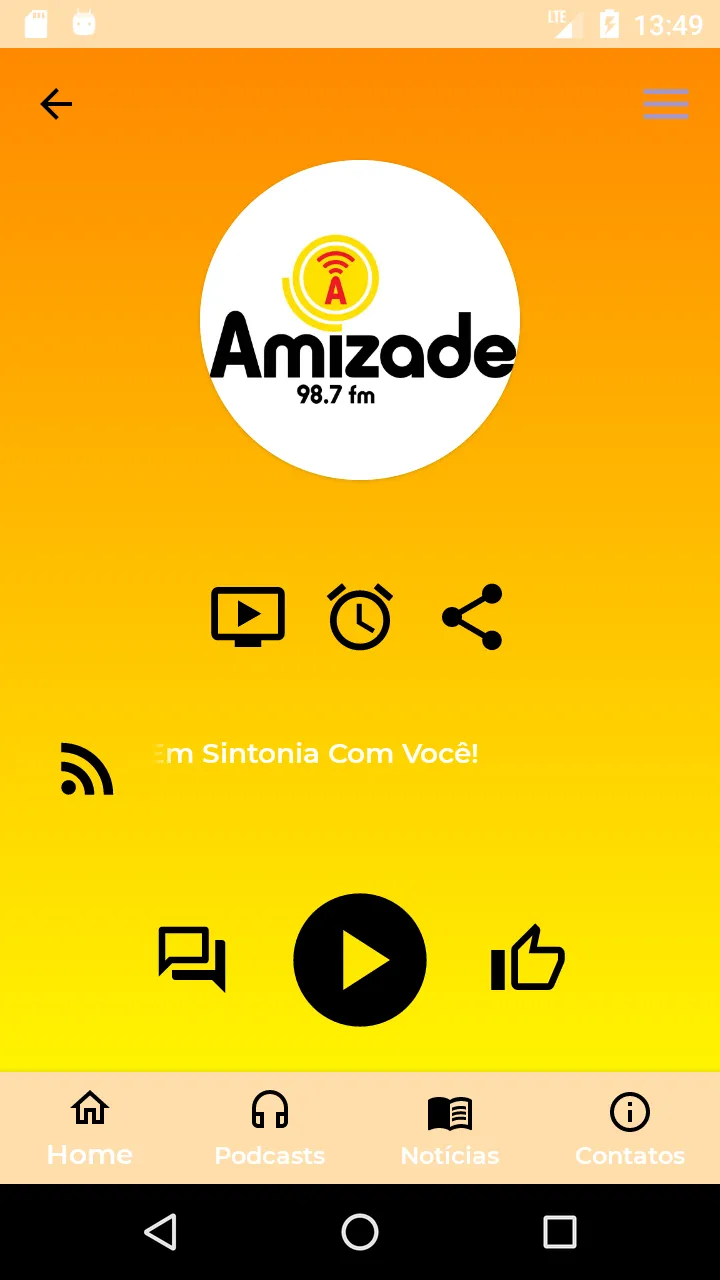 Rádio Amizade FM 98.7 | Indus Appstore | Screenshot