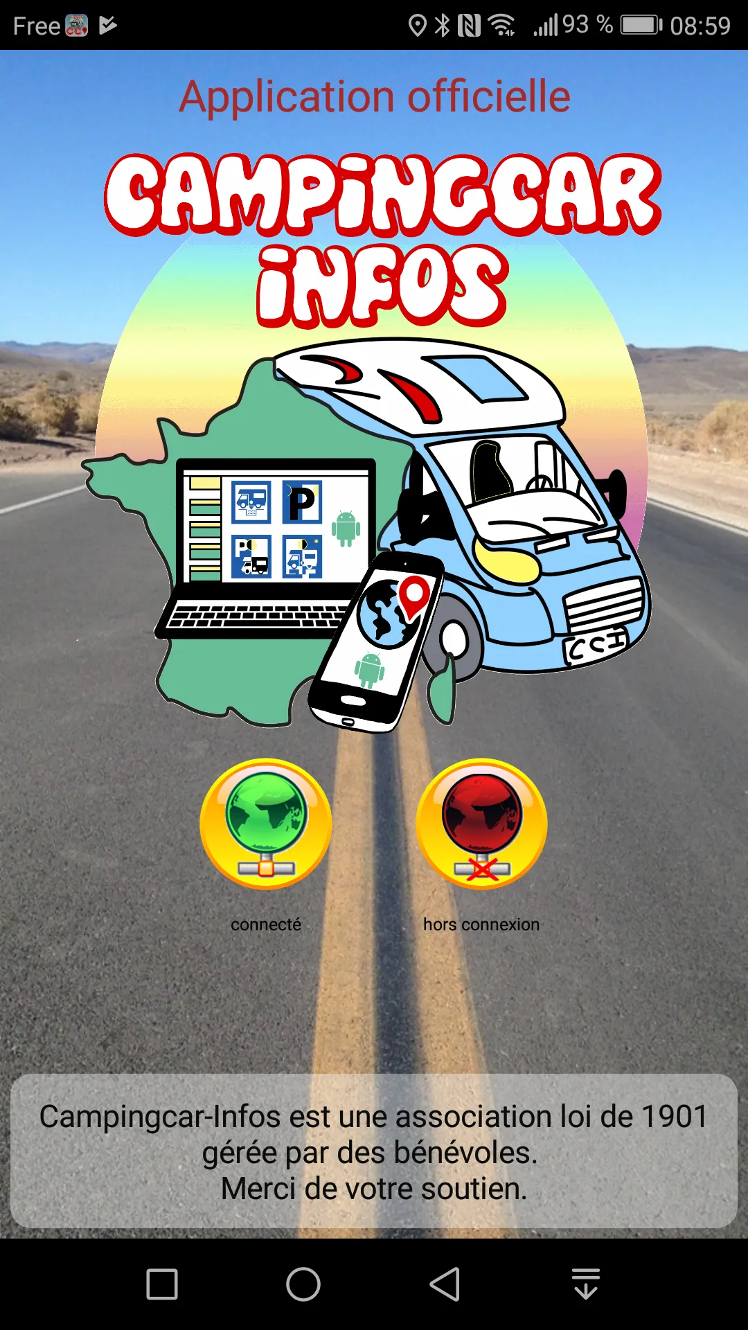 Aires de Campingcar-Infos V4.x | Indus Appstore | Screenshot