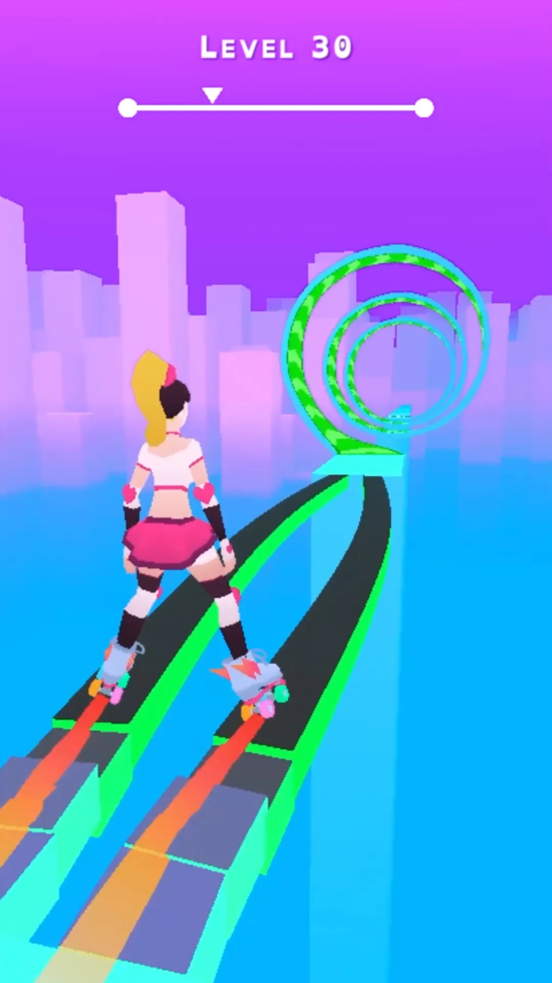 Sky Roller: Rainbow Skating | Indus Appstore | Screenshot