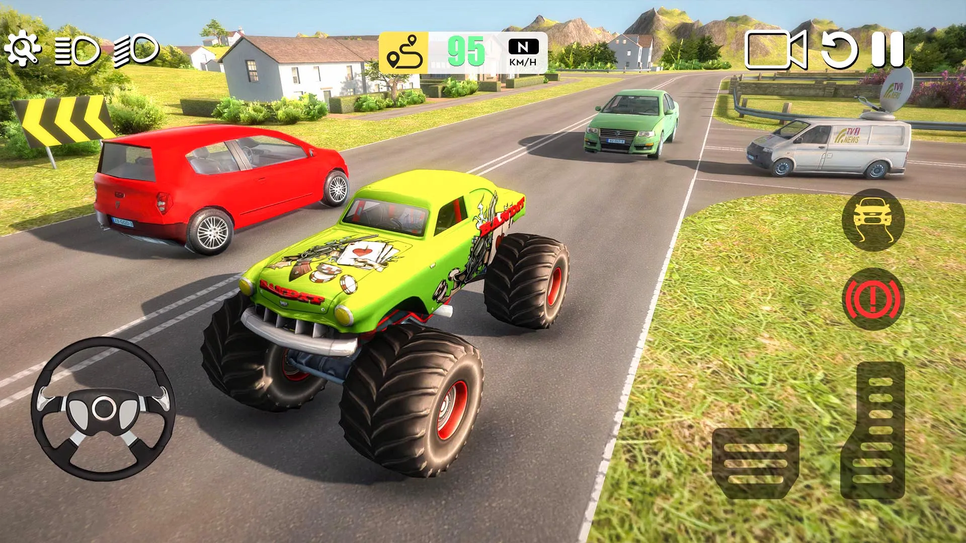 Monster Truck Game Simulator | Indus Appstore | Screenshot