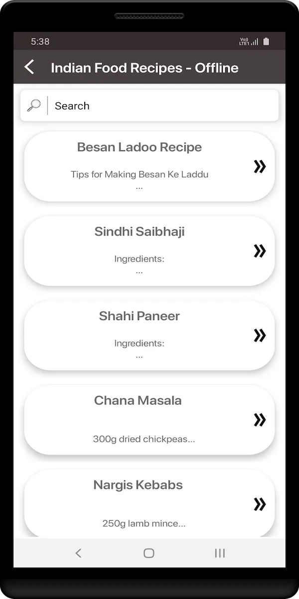 Indian Food Recipes - Offline | Indus Appstore | Screenshot