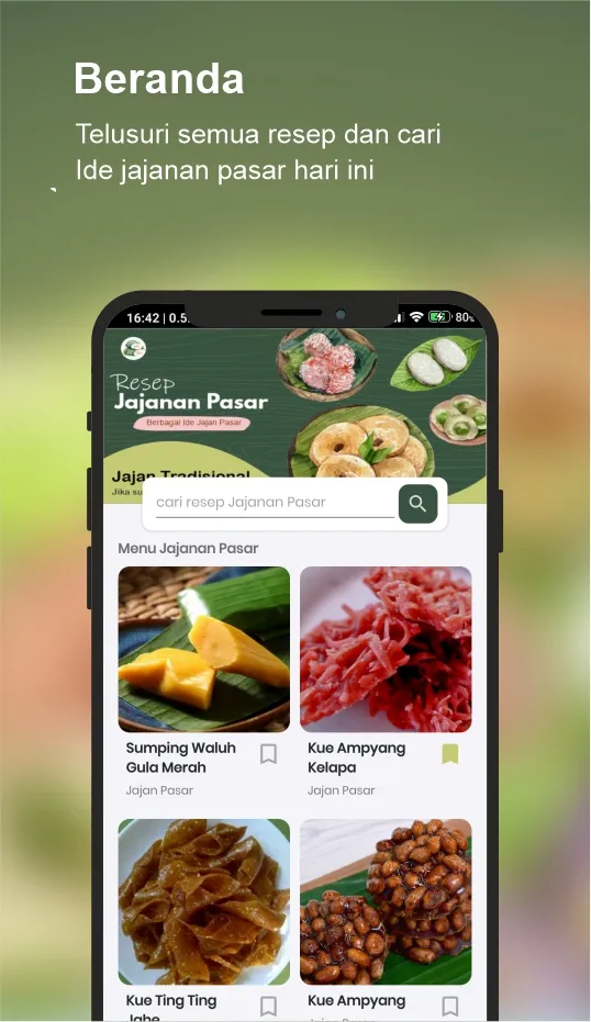 resep jajanan pasar lengkap | Indus Appstore | Screenshot