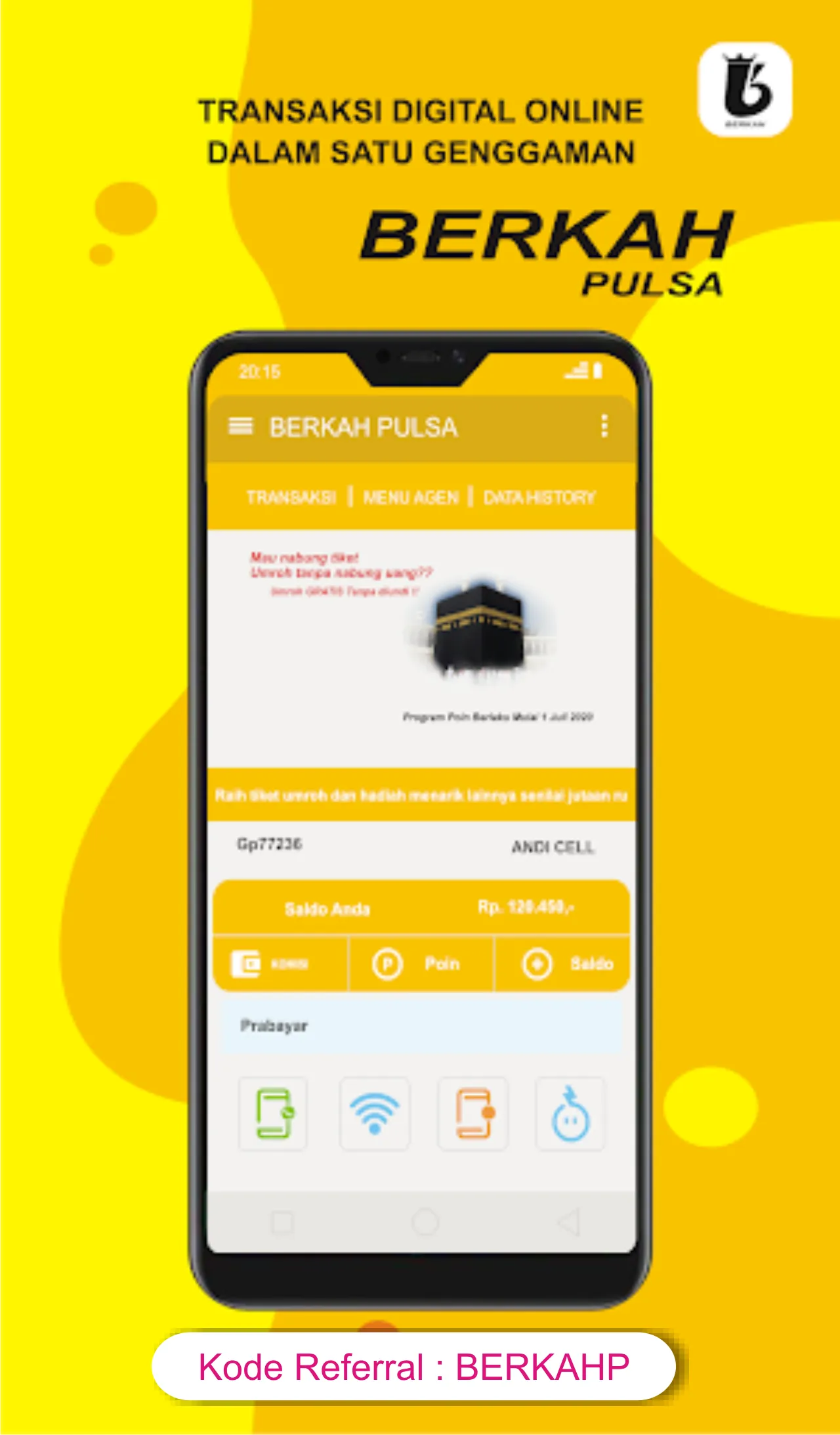 BERKAH PULSA - Aplikasi Pulsa | Indus Appstore | Screenshot